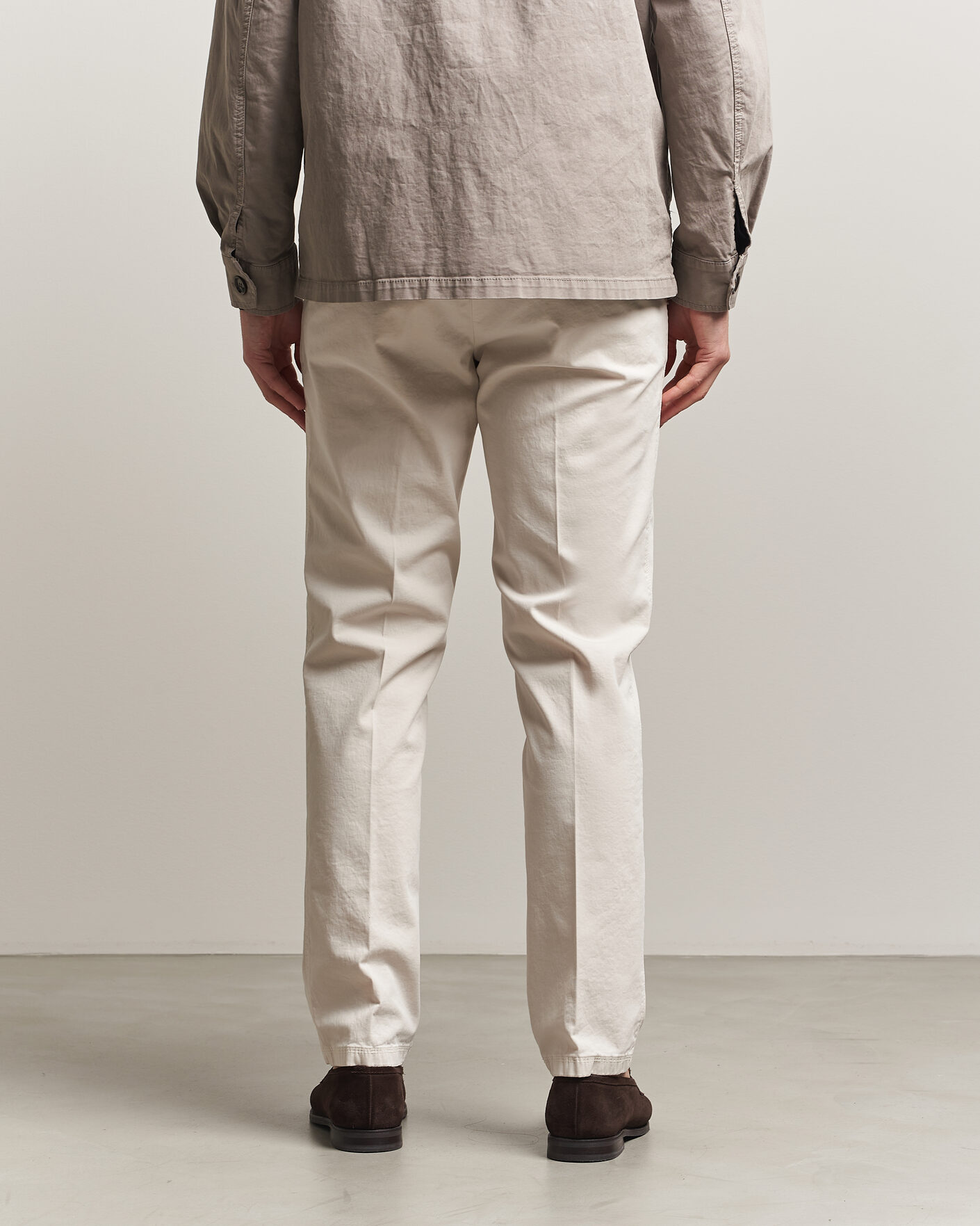 Heren | Broeken | Oscar Jacobson | Danik Cotton Trousers White