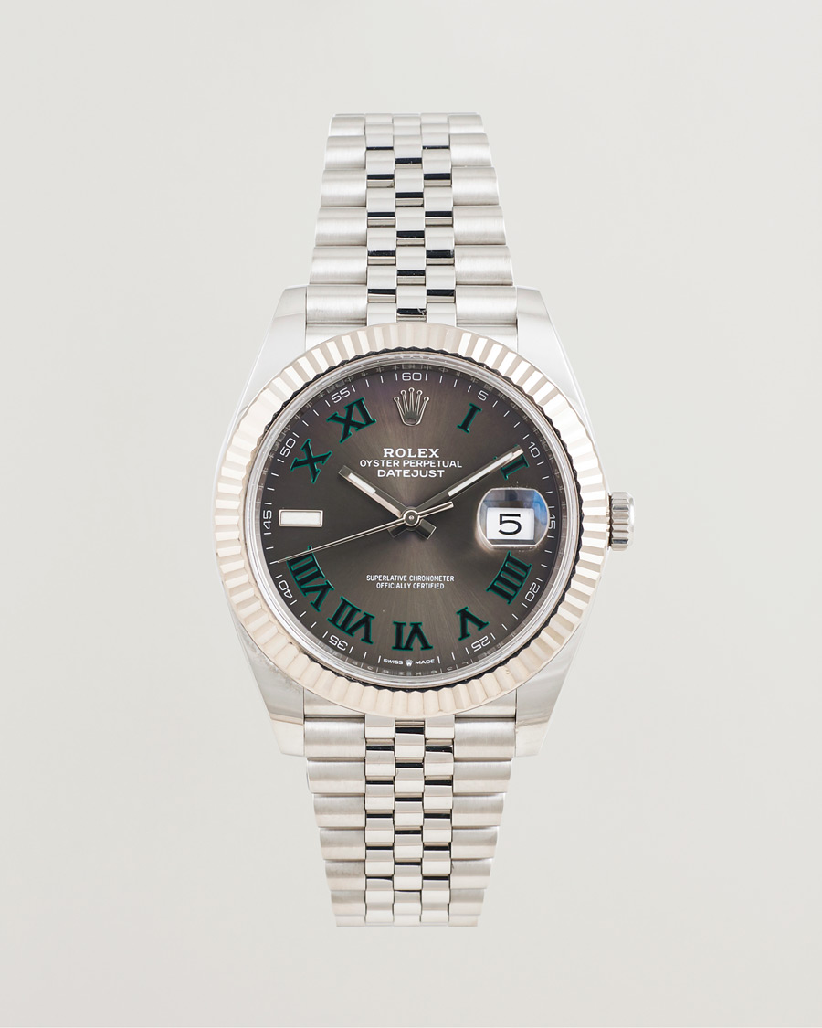 Heren | Rolex Pre-Owned Datejust 41 Wimbledon | Rolex Pre-Owned | Datejust 41 Wimbledon