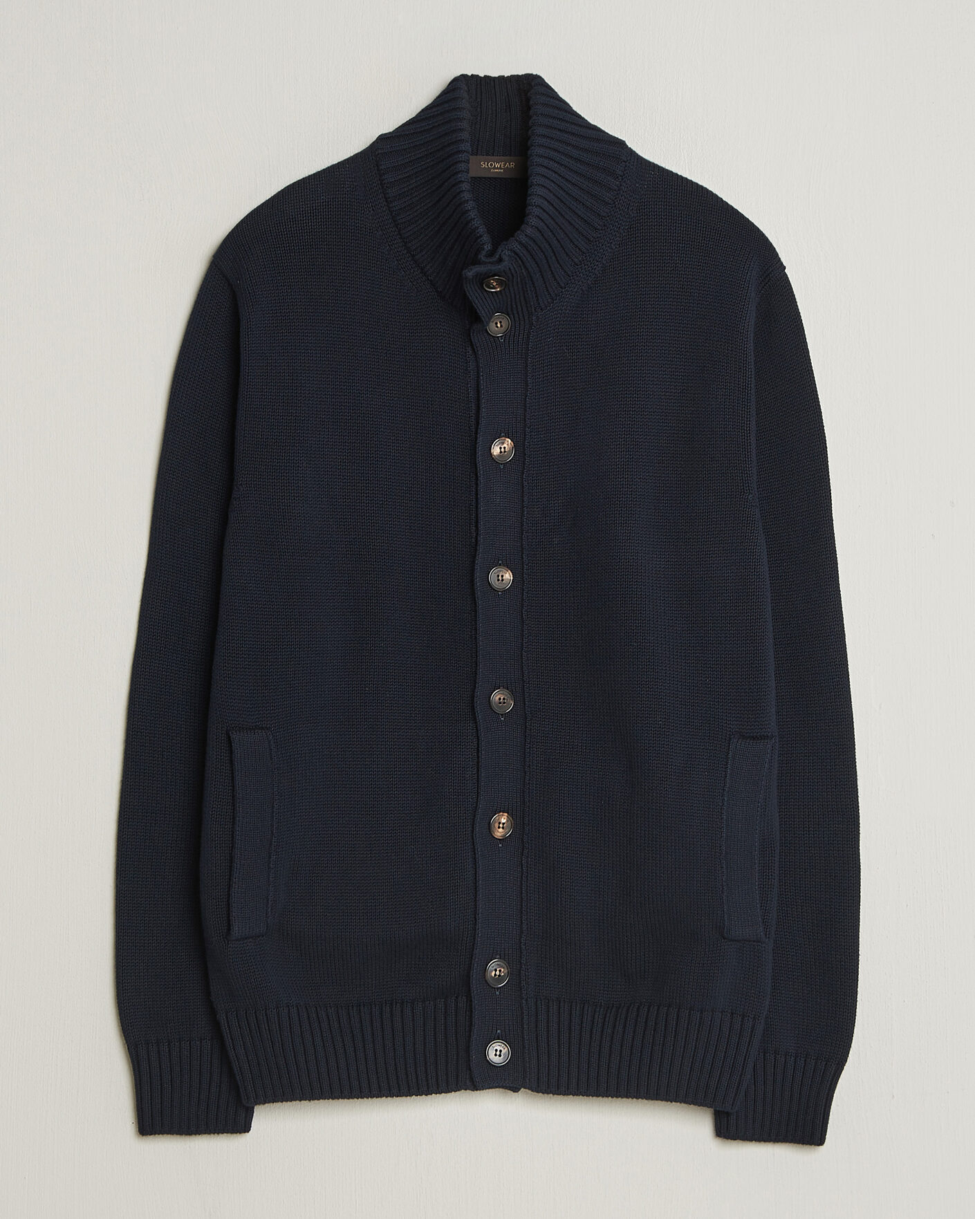 Heren | Truien | Zanone | Soft Cotton Chioto Cardigan Navy