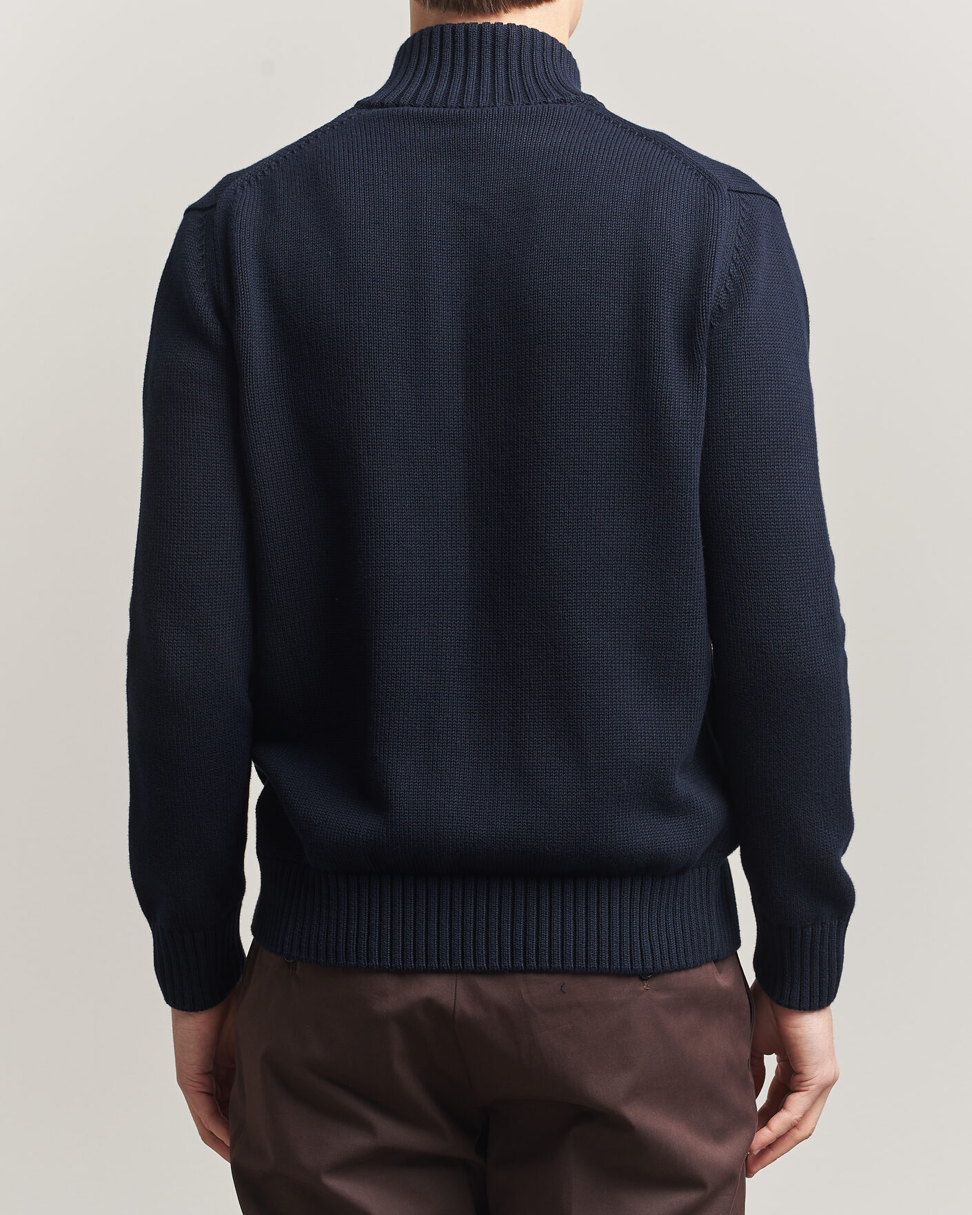 Heren | Truien | Zanone | Soft Cotton Chioto Cardigan Navy