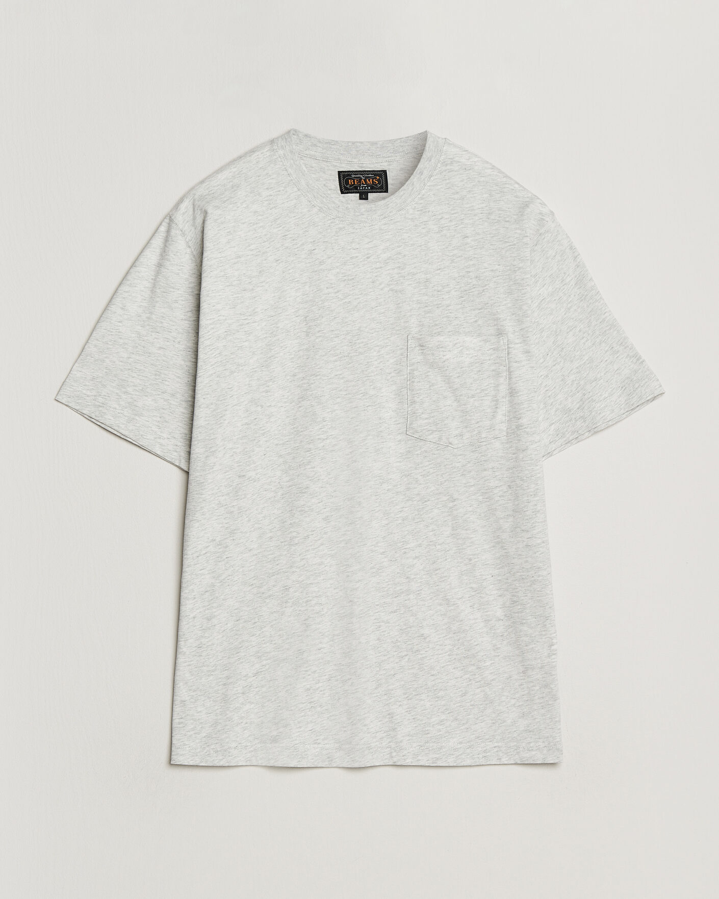 Heren | T-shirts | BEAMS PLUS | Pocket Tee Ash Grey