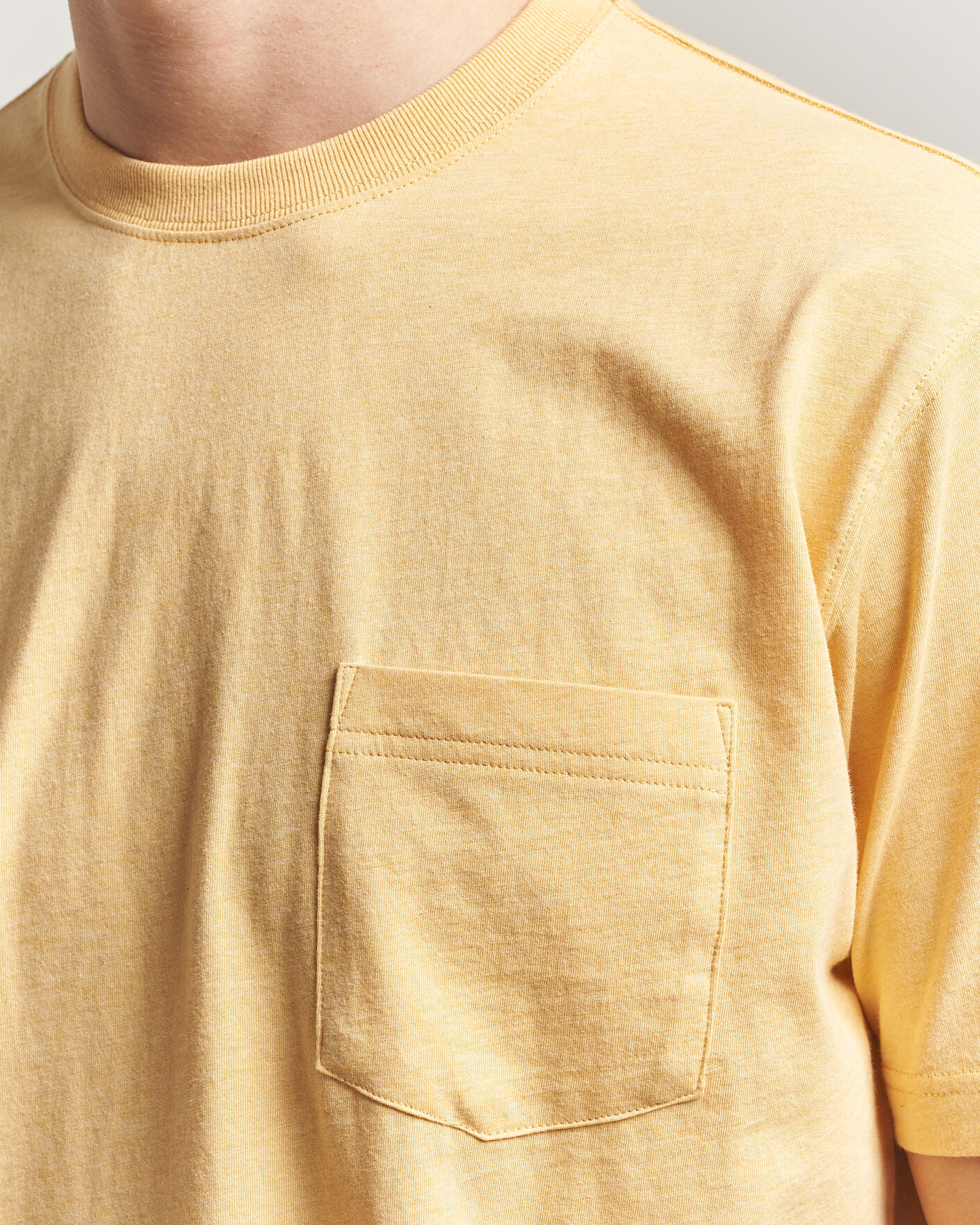 Heren | T-shirts | BEAMS PLUS | Pocket Tee Yellow