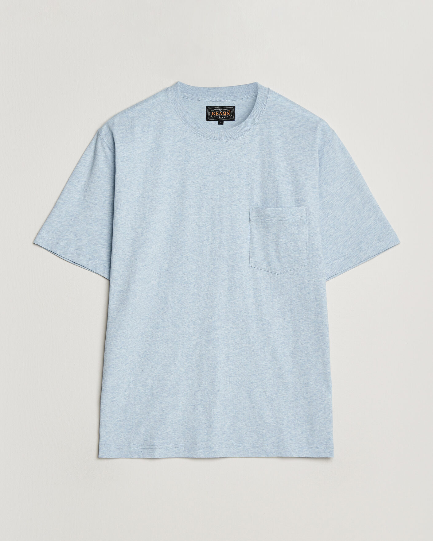 Heren | T-shirts | BEAMS PLUS | Pocket Tee Sax Blue