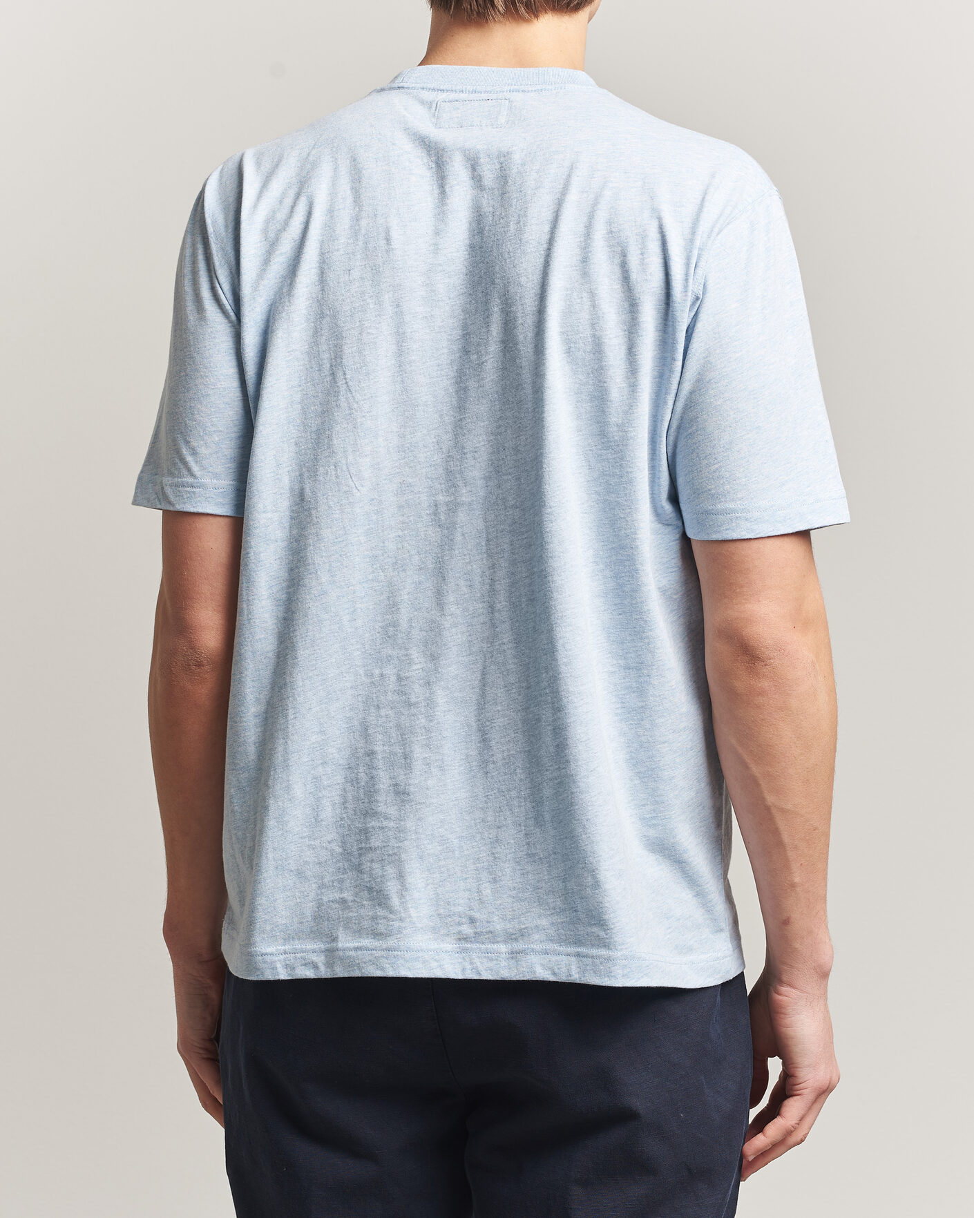 Heren | T-shirts | BEAMS PLUS | Pocket Tee Sax Blue