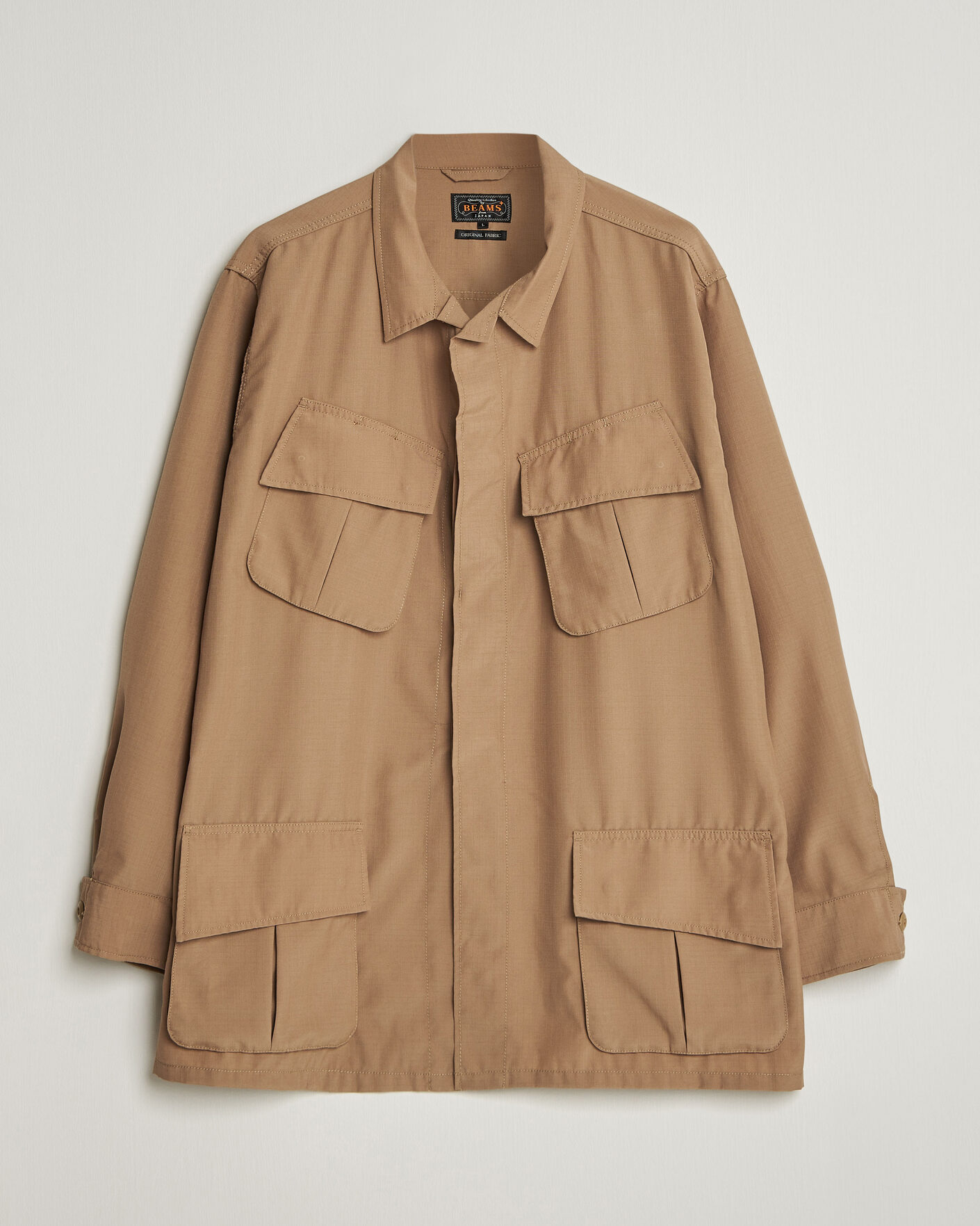 Heren | Jassen | BEAMS PLUS | MIL Fatigue Jacket Khaki