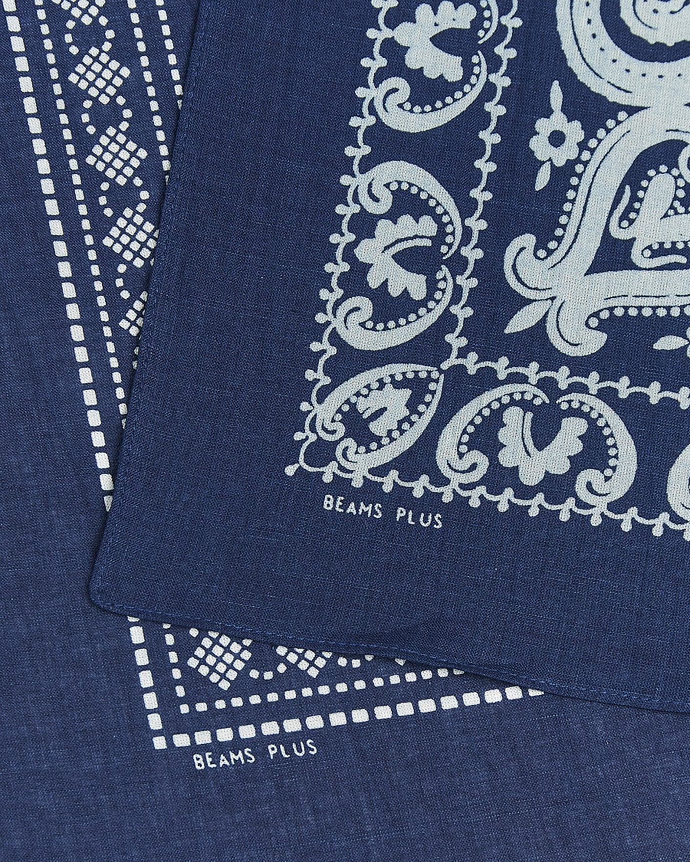 Heren | Pochets | BEAMS PLUS | 2-Pack Bandana Indigo Blue