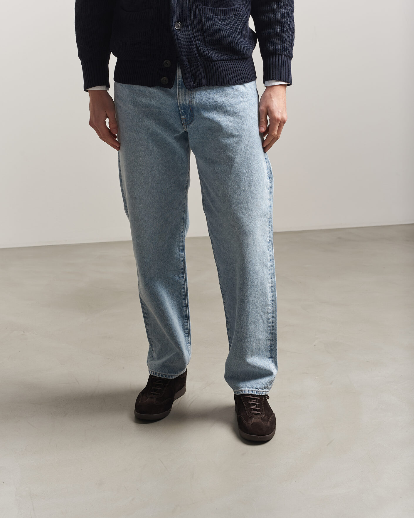 Heren | Sneakers | Loake 1880 | Mayfair Suede Dress Sneaker Dark Brown