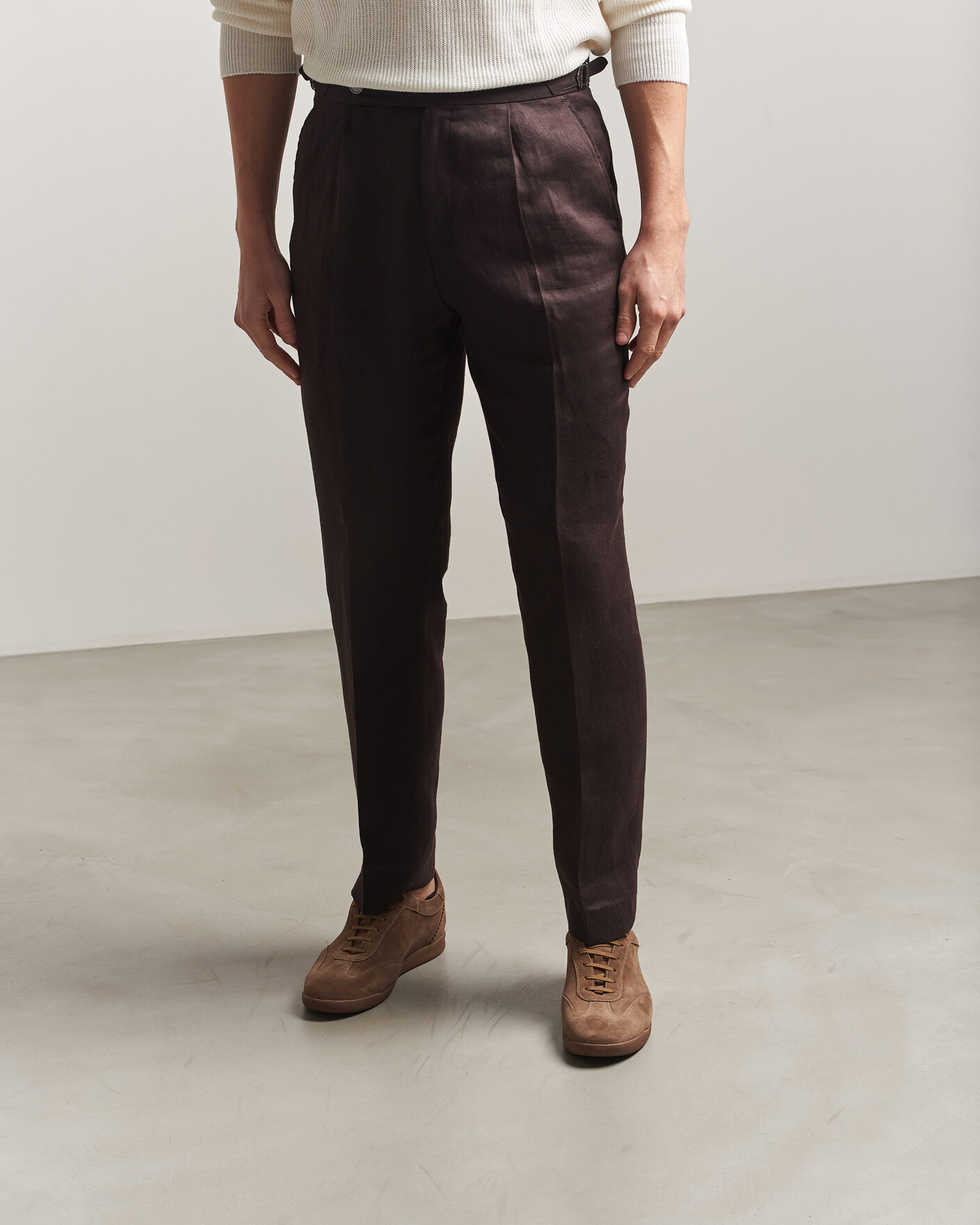 Heren | Sneakers | Loake 1880 | Mayfair Suede Dress Sneaker Flint