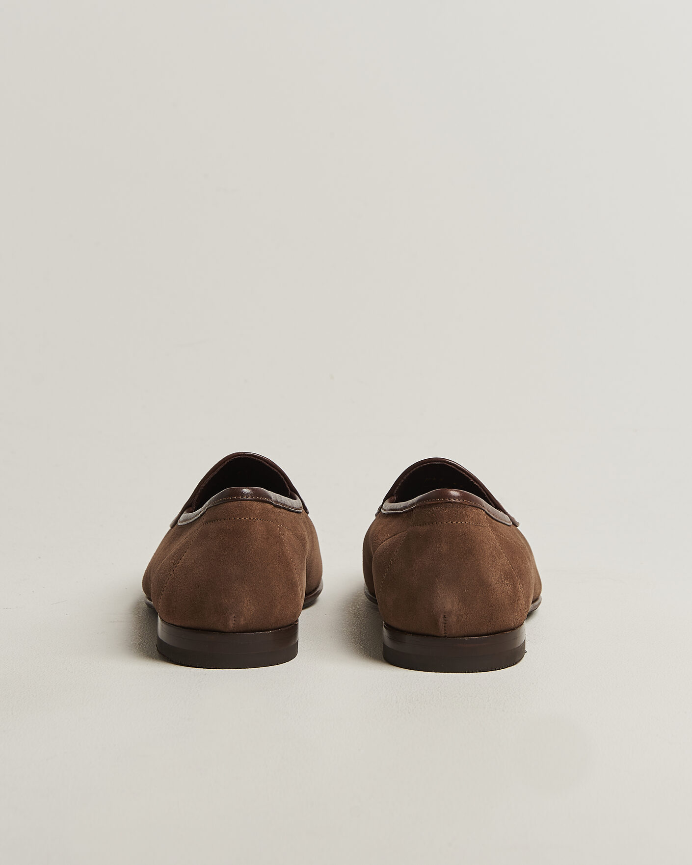 Heren | Instappers | Loake 1880 | Belgrave Suede Belgian Loafer Flint