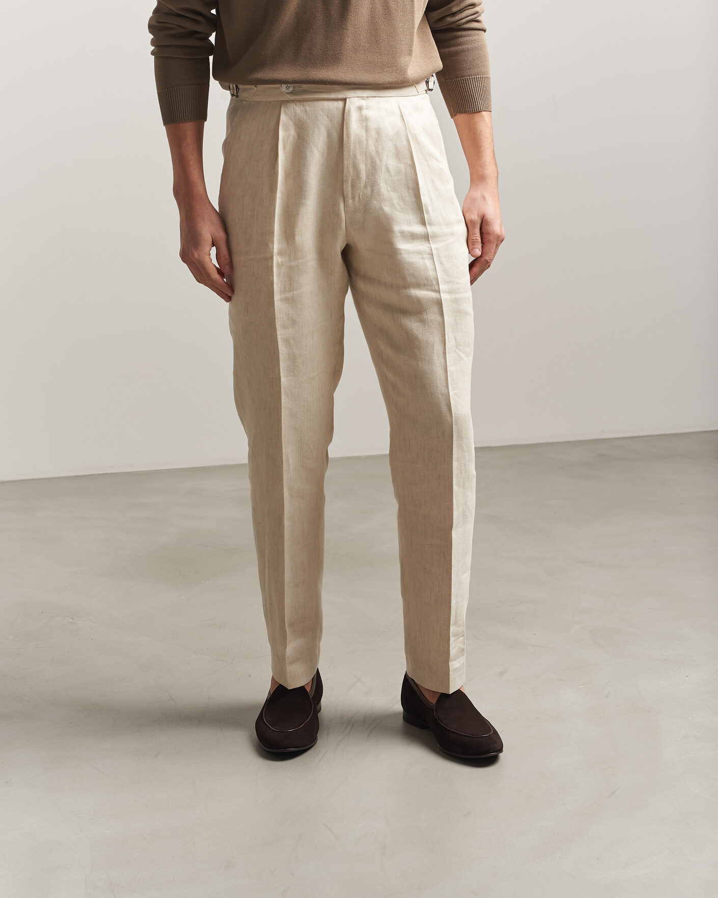 Heren | Instappers | Loake 1880 | Belgrave Suede Belgian Loafer Dark Brown