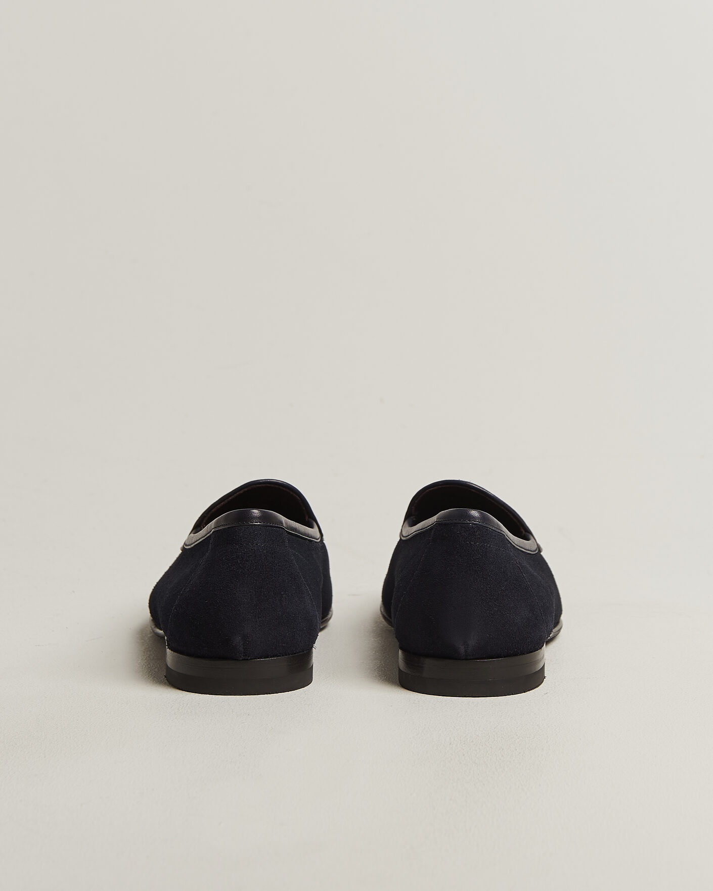 Heren | Instappers | Loake 1880 | Belgrave Suede Belgian Loafer Navy