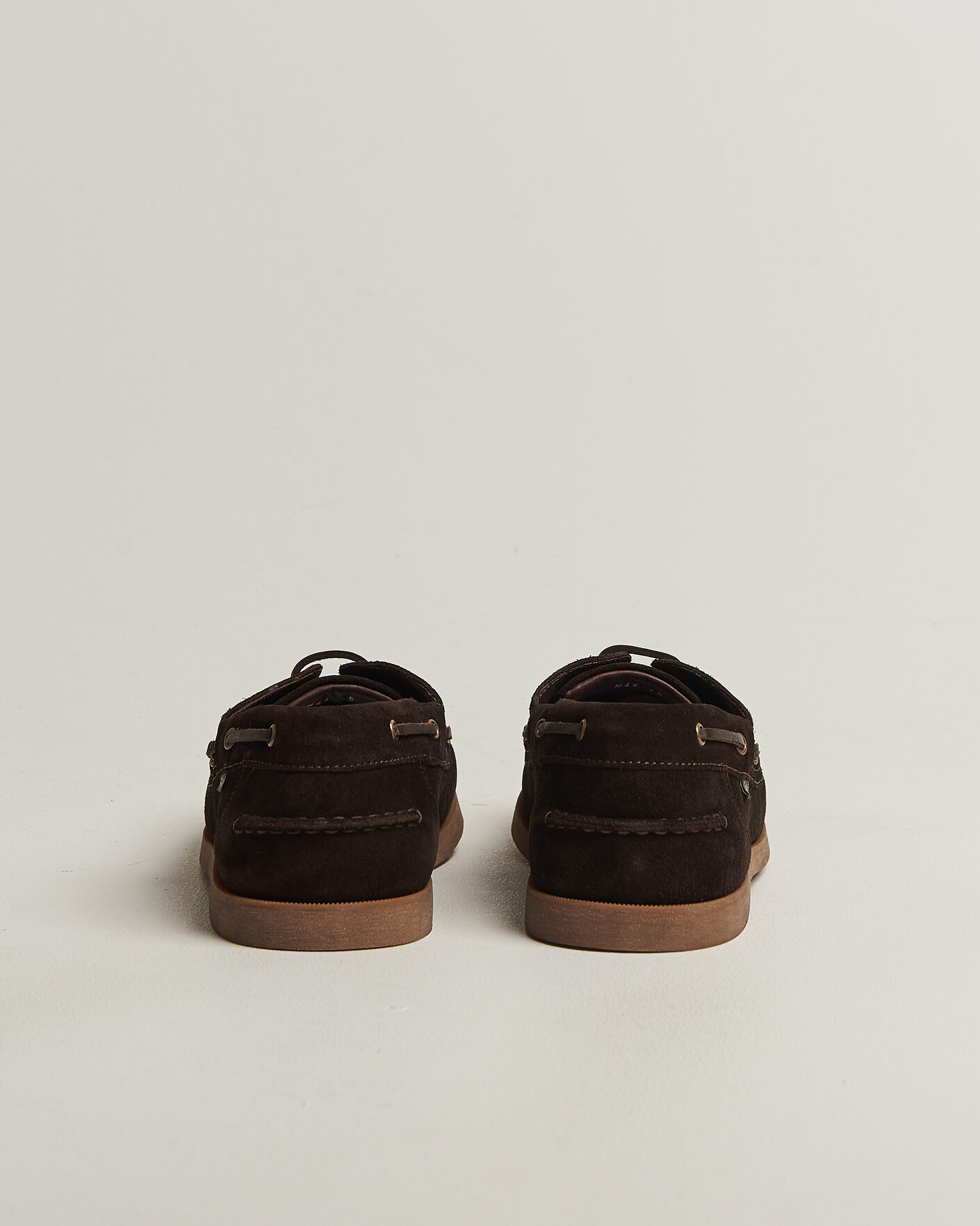 Heren | Bootschoenen | Loake 1880 | Padstow Suede Boat Shoe Dark Brown