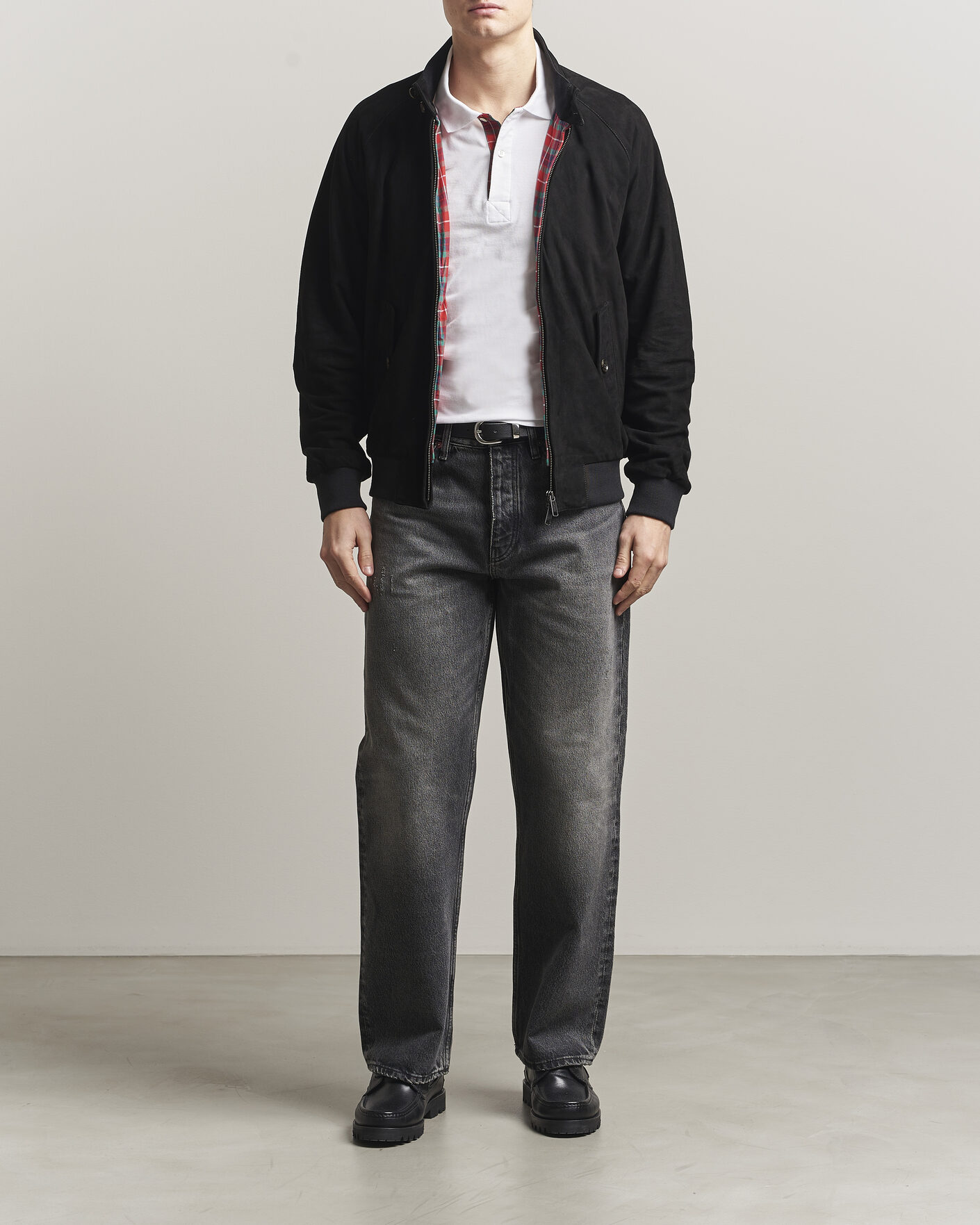 Heren | Jassen | Baracuta | G9 Suede Jacket Black