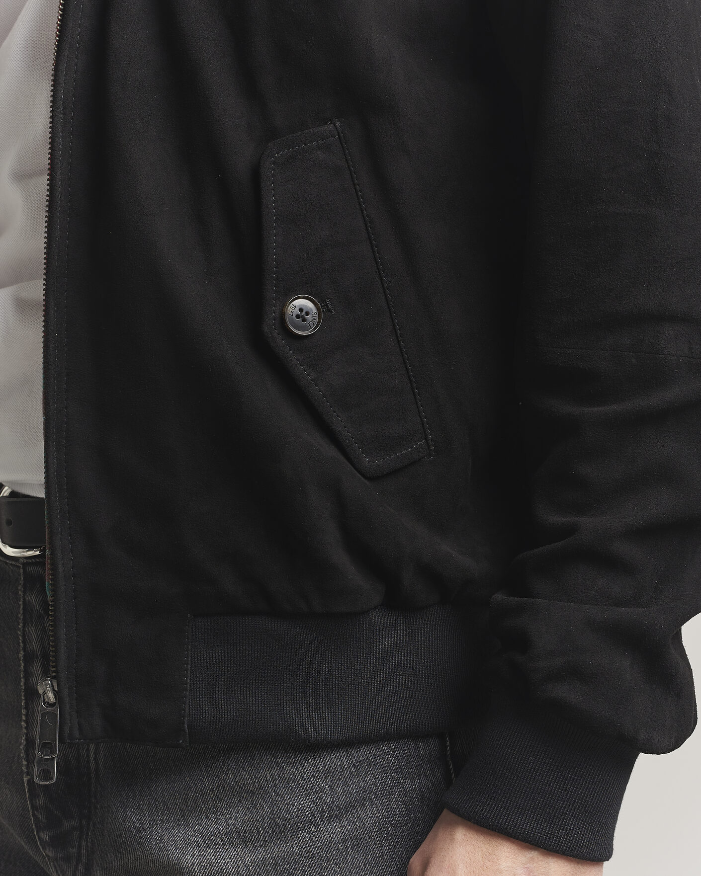 Heren | Jassen | Baracuta | G9 Suede Jacket Black