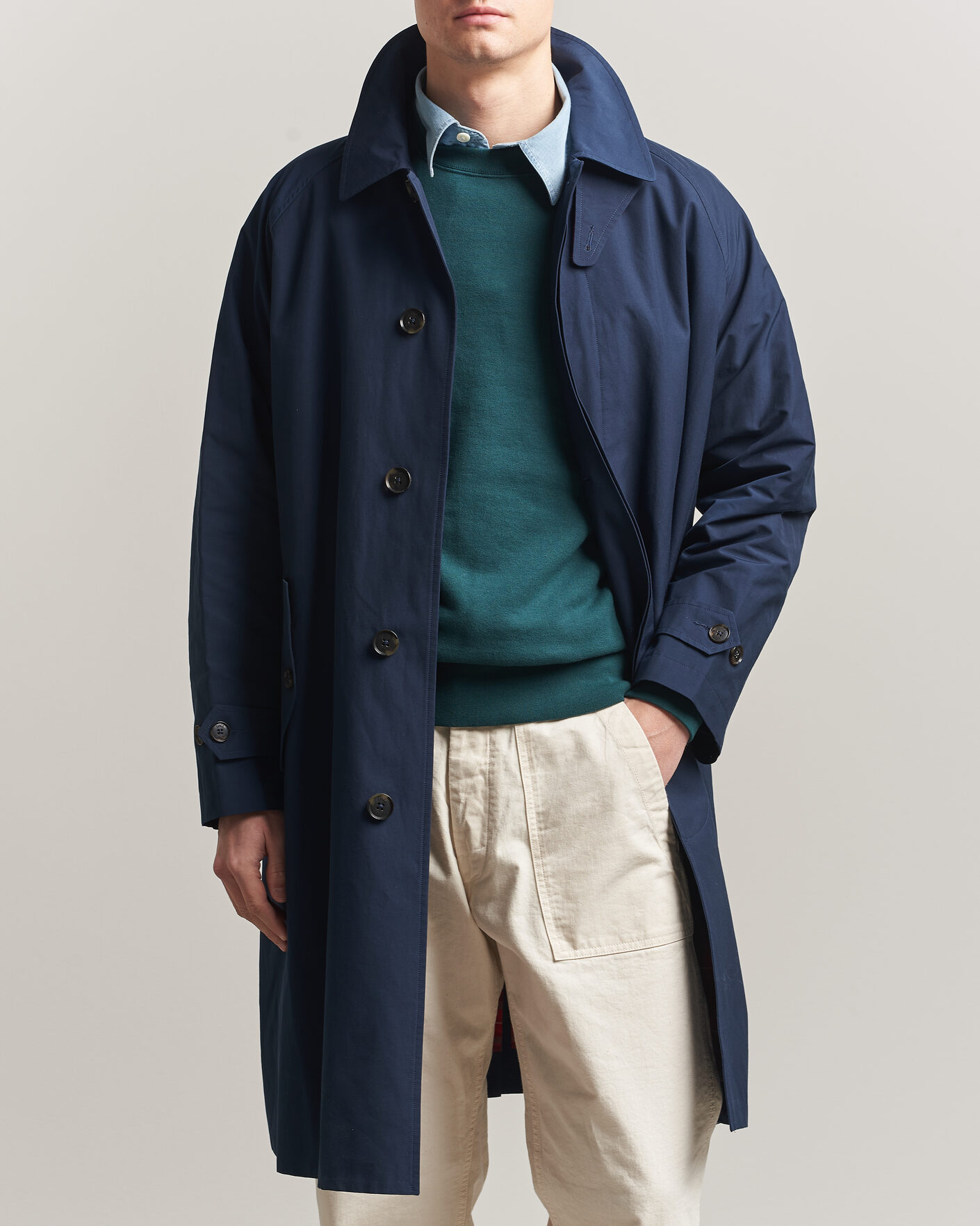 Heren | Jassen | Baracuta | G12 Original Cloth Coat Navy