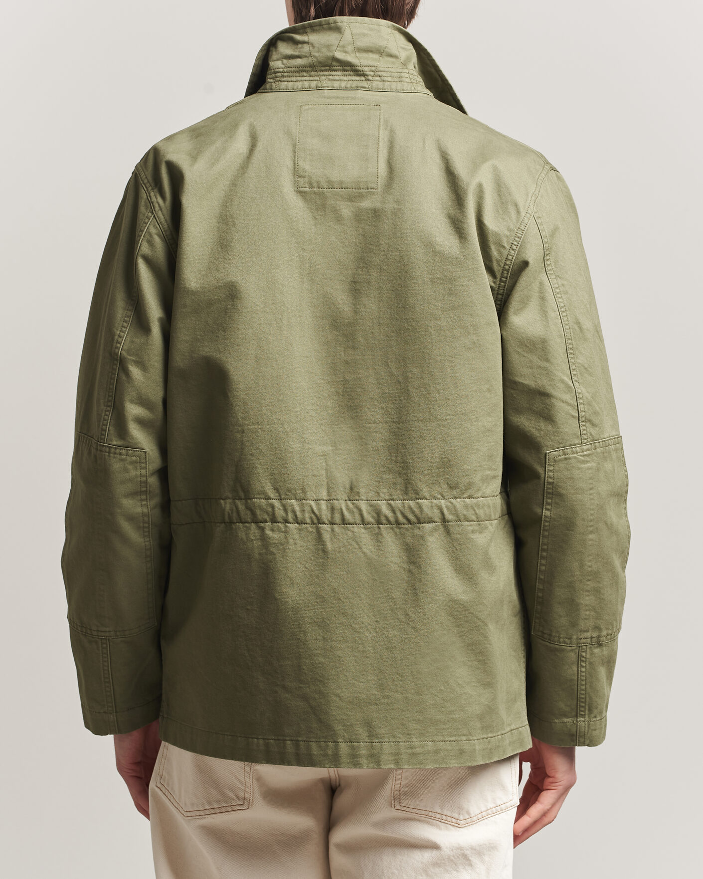 Heren | Jassen | Baracuta | Washed Cotton Twill Field Shacket Lichen Green
