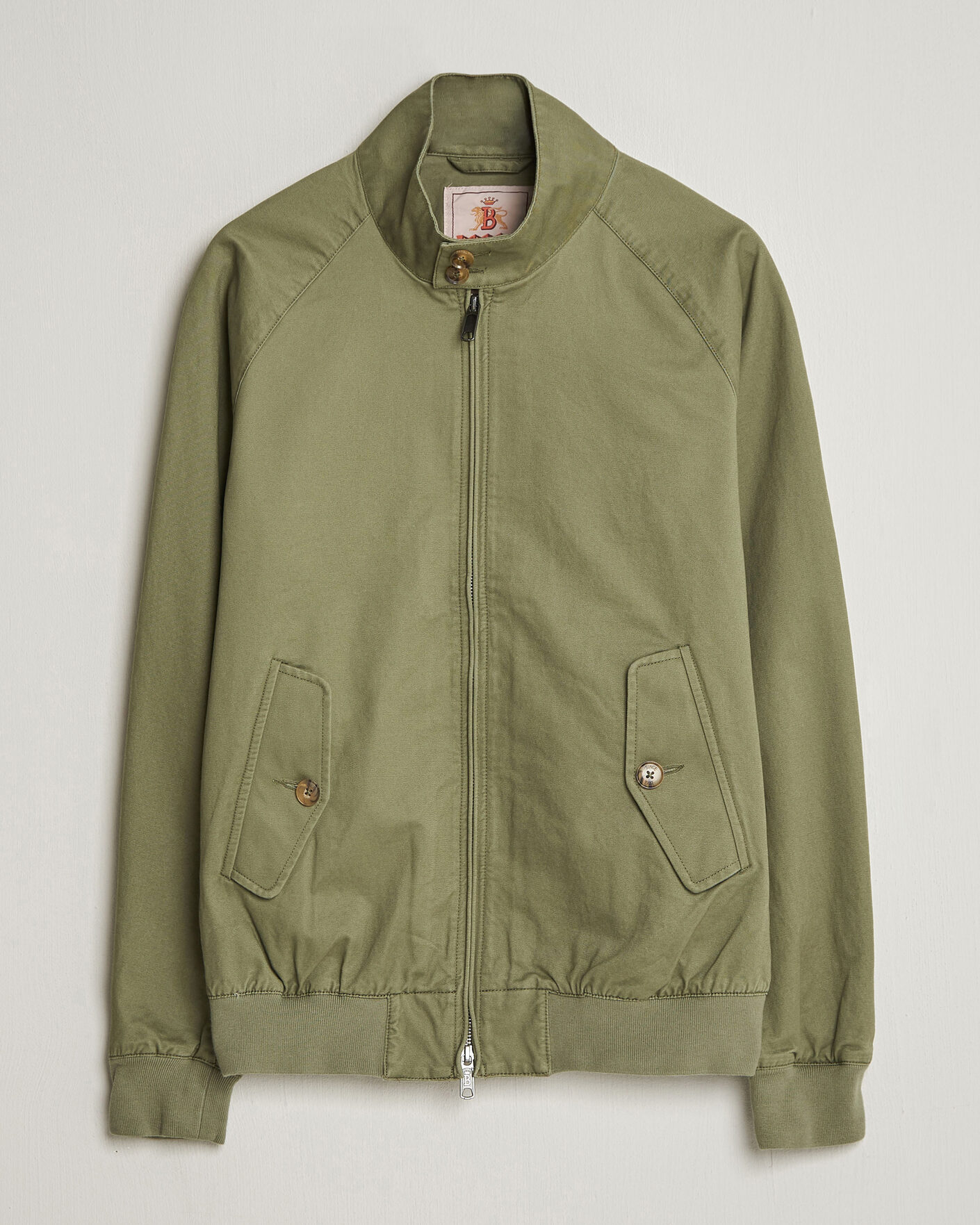 Heren | Jassen | Baracuta | G9 Washed Cotton Twill Jacket Lichen Green