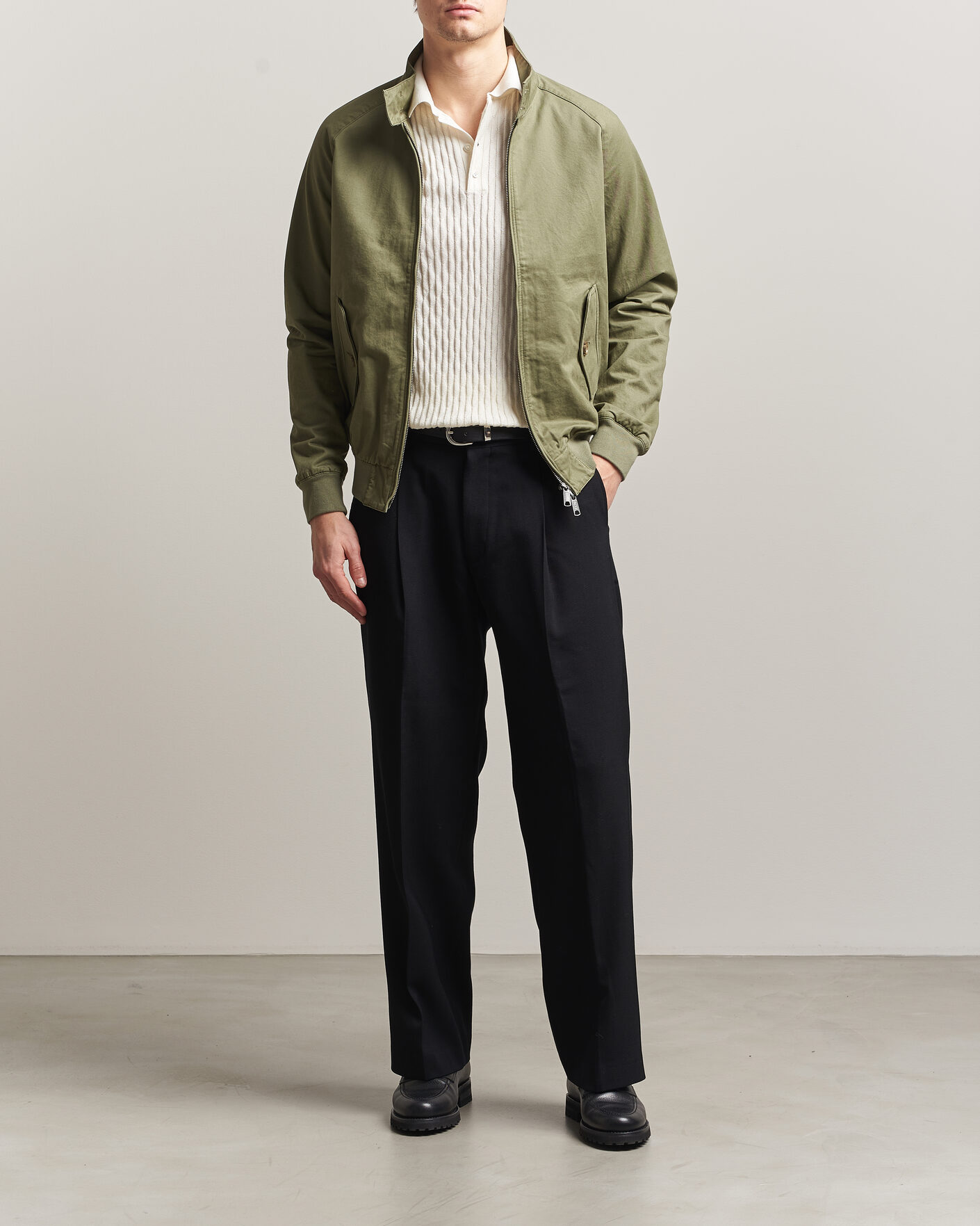 Heren | Jassen | Baracuta | G9 Washed Cotton Twill Jacket Lichen Green