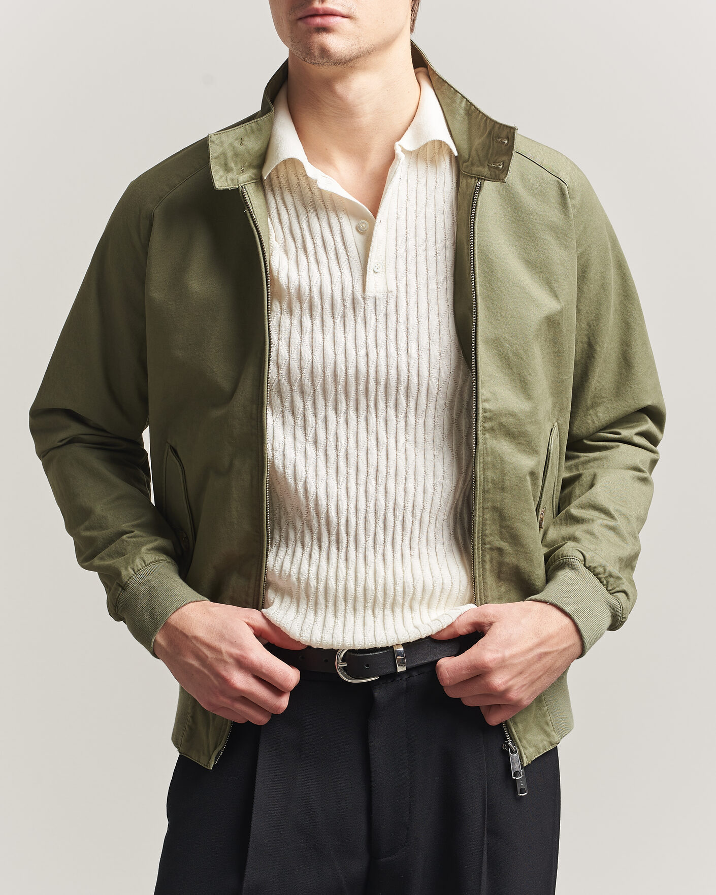 Heren | Jassen | Baracuta | G9 Washed Cotton Twill Jacket Lichen Green