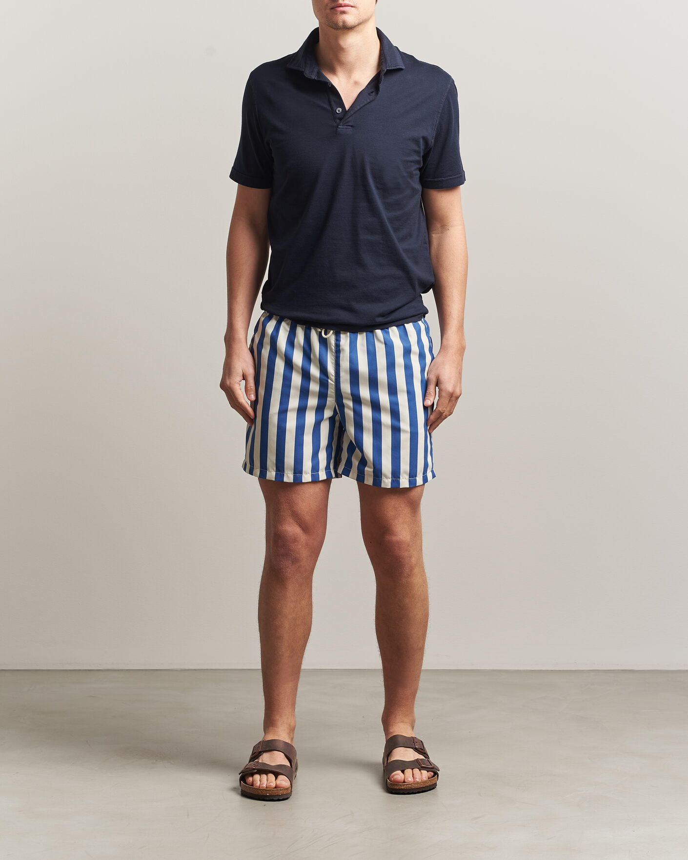 Heren | Zwembroek | Ripa Ripa | Paraggi Striped Swimshorts Blue