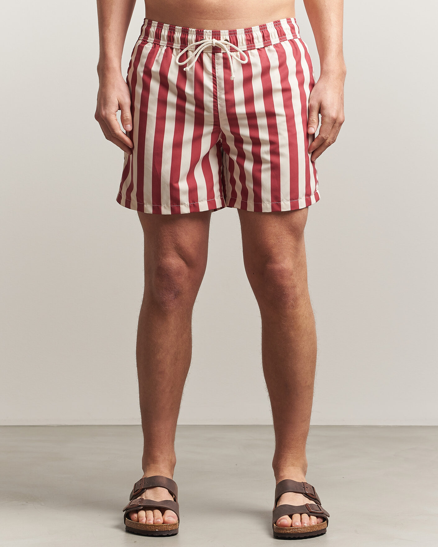 Heren | Zwembroek | Ripa Ripa | Paraggi Striped Swimshorts Red