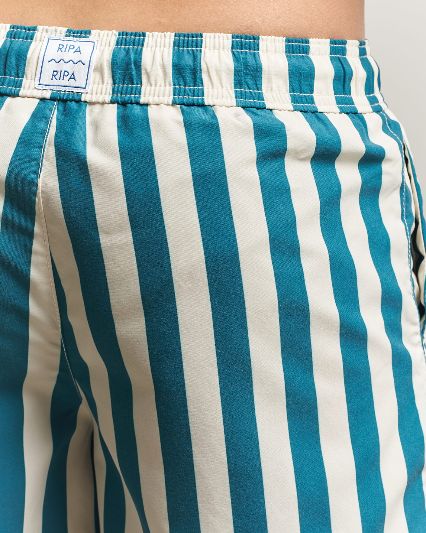 Heren | Zwembroek | Ripa Ripa | Paraggi Striped Swimshorts Green