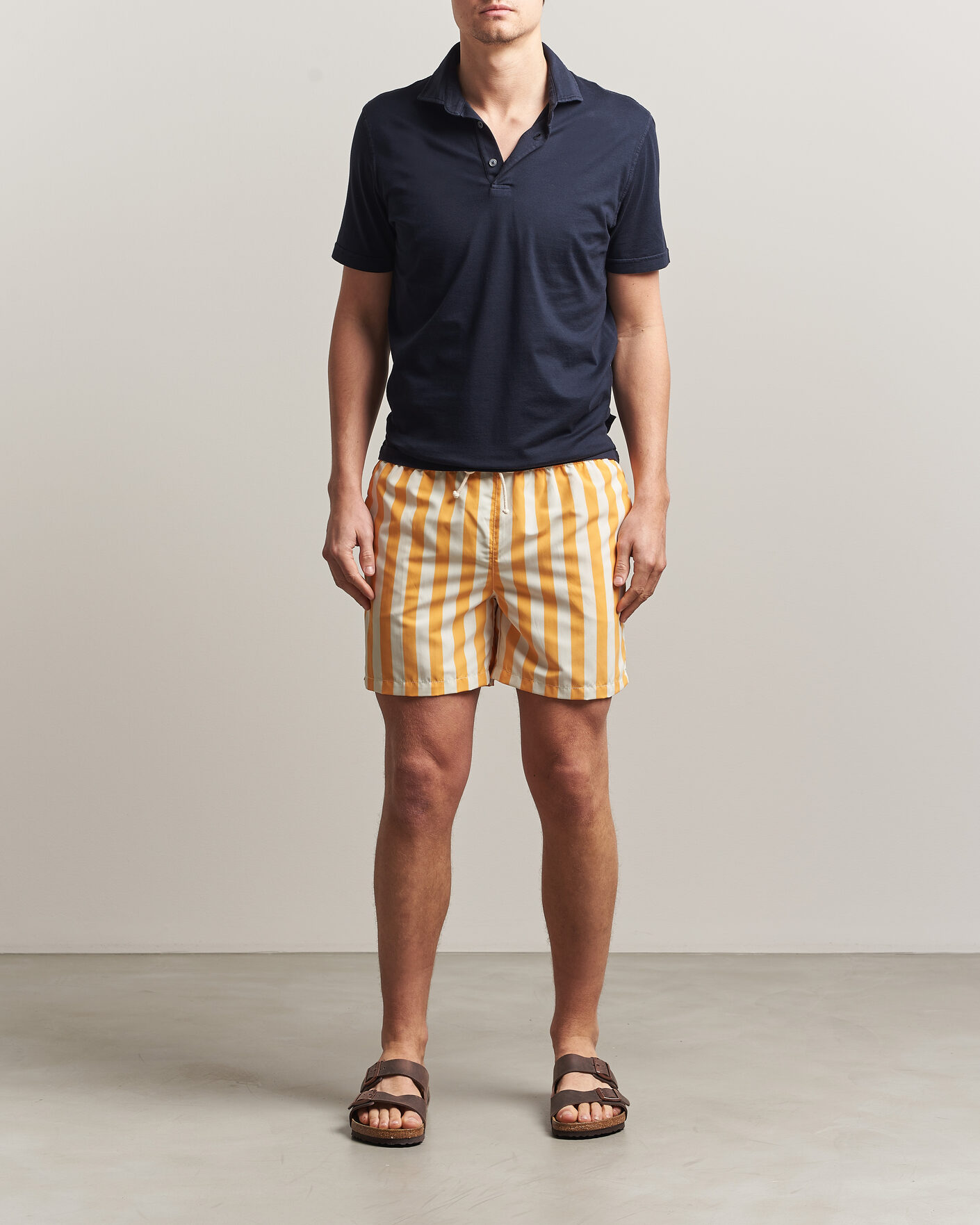 Heren | Zwembroek | Ripa Ripa | Paraggi Striped Swimshorts Yellow