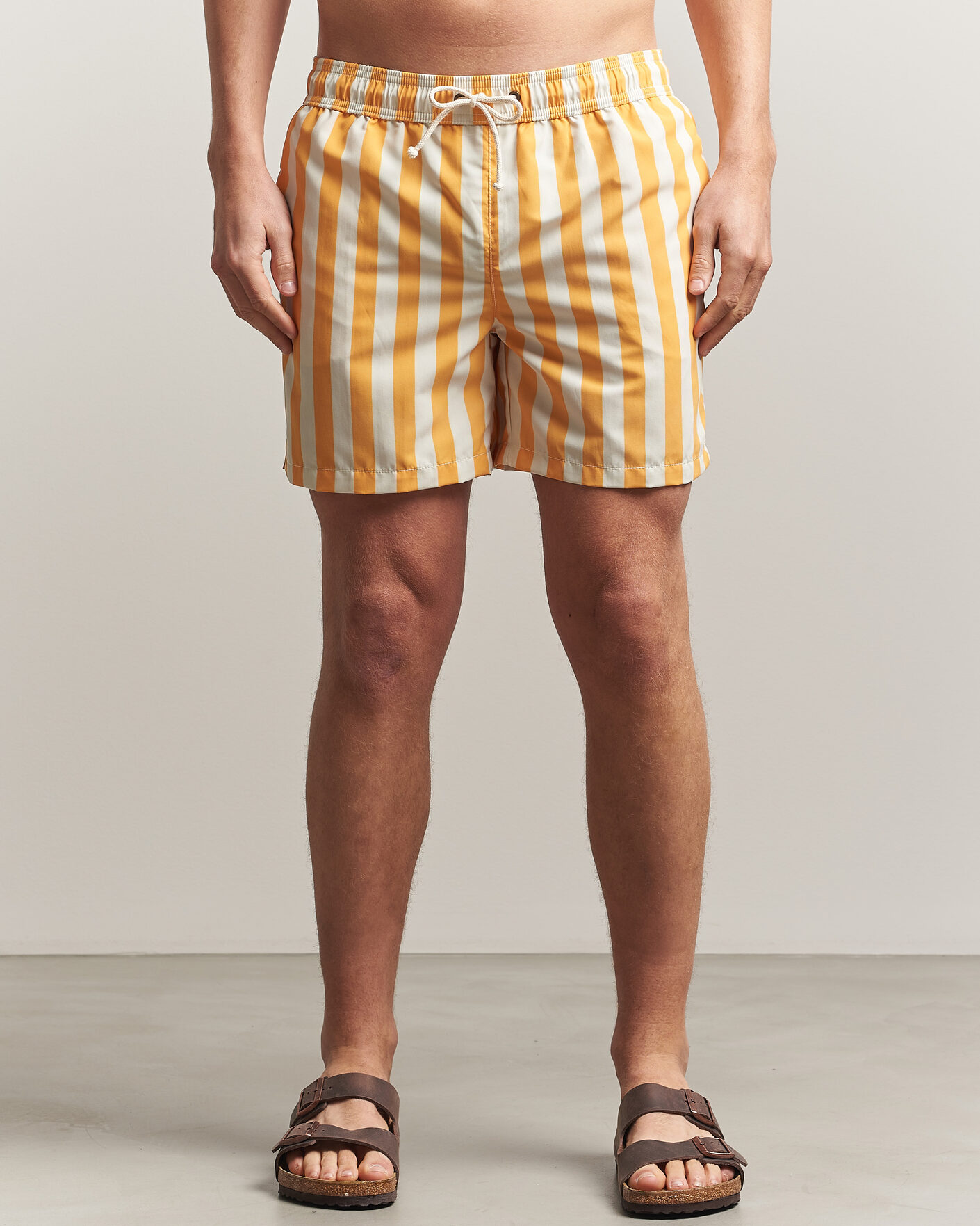 Heren | Zwembroek | Ripa Ripa | Paraggi Striped Swimshorts Yellow