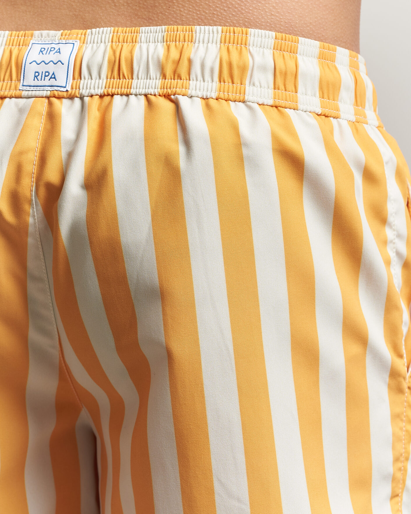Heren | Zwembroek | Ripa Ripa | Paraggi Striped Swimshorts Yellow