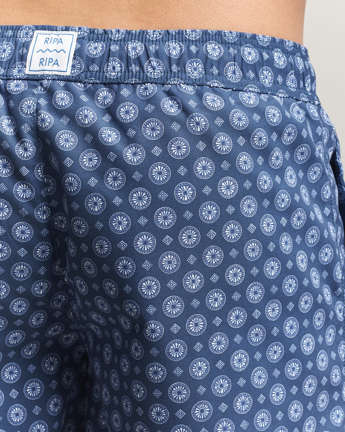 Heren | Ripa Ripa Printed Swimshorts Dark Blue | Ripa Ripa | Printed Swimshorts Dark Blue