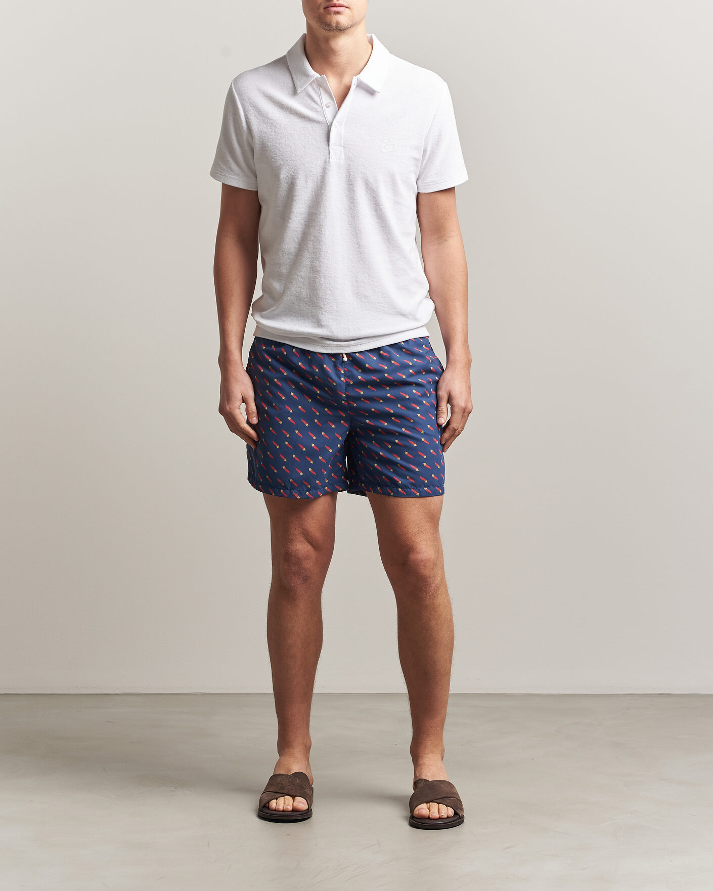 Heren | Zwembroek | Ripa Ripa | Printed Swimshorts Blue