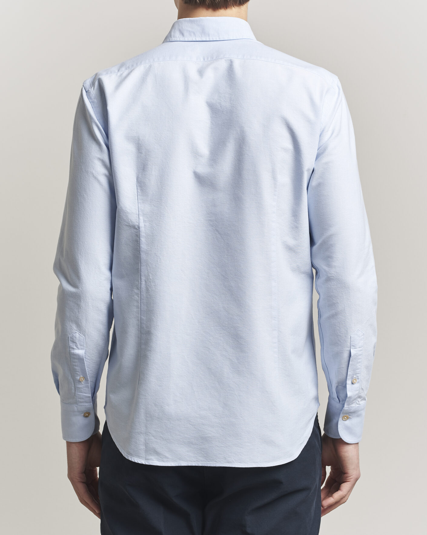 Heren | Overhemden | Grigio | Oxford Button Down Shirt Light Blue