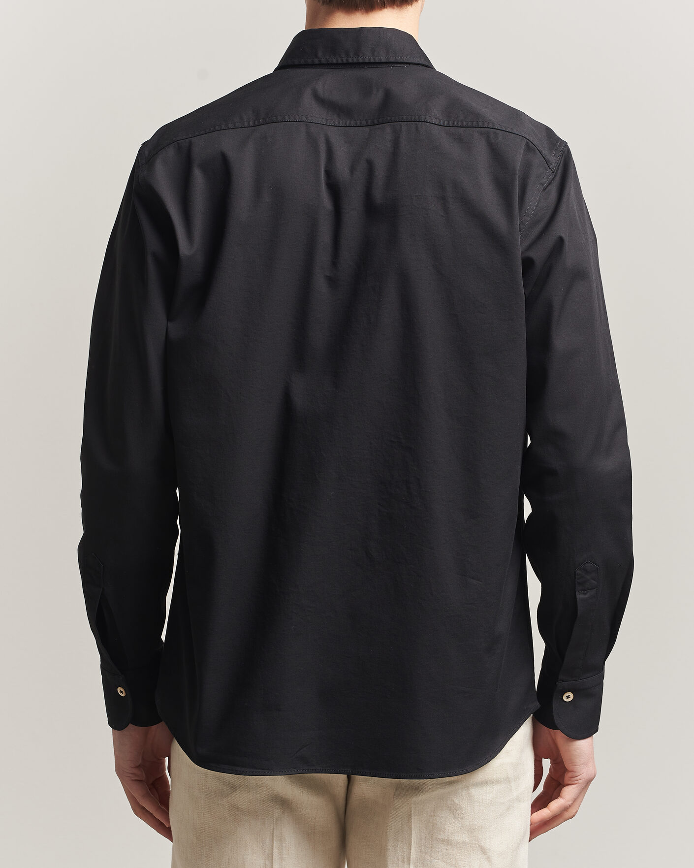 Heren | Overhemden | Grigio | Illinois Cotton Overshirt Black