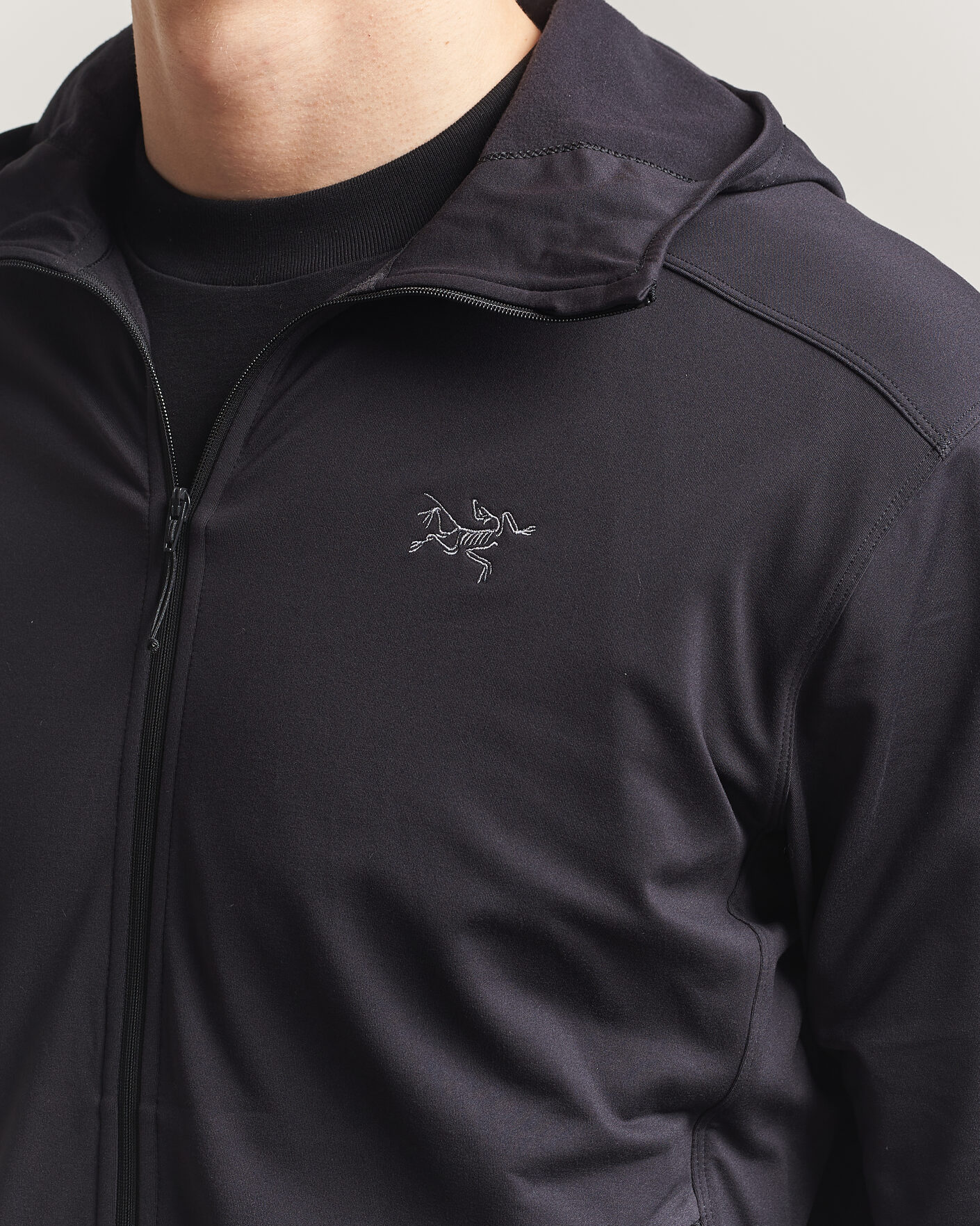 Heren | Truien | Arc'teryx | Kyanite Lightweight Full Zip Hoodie Black