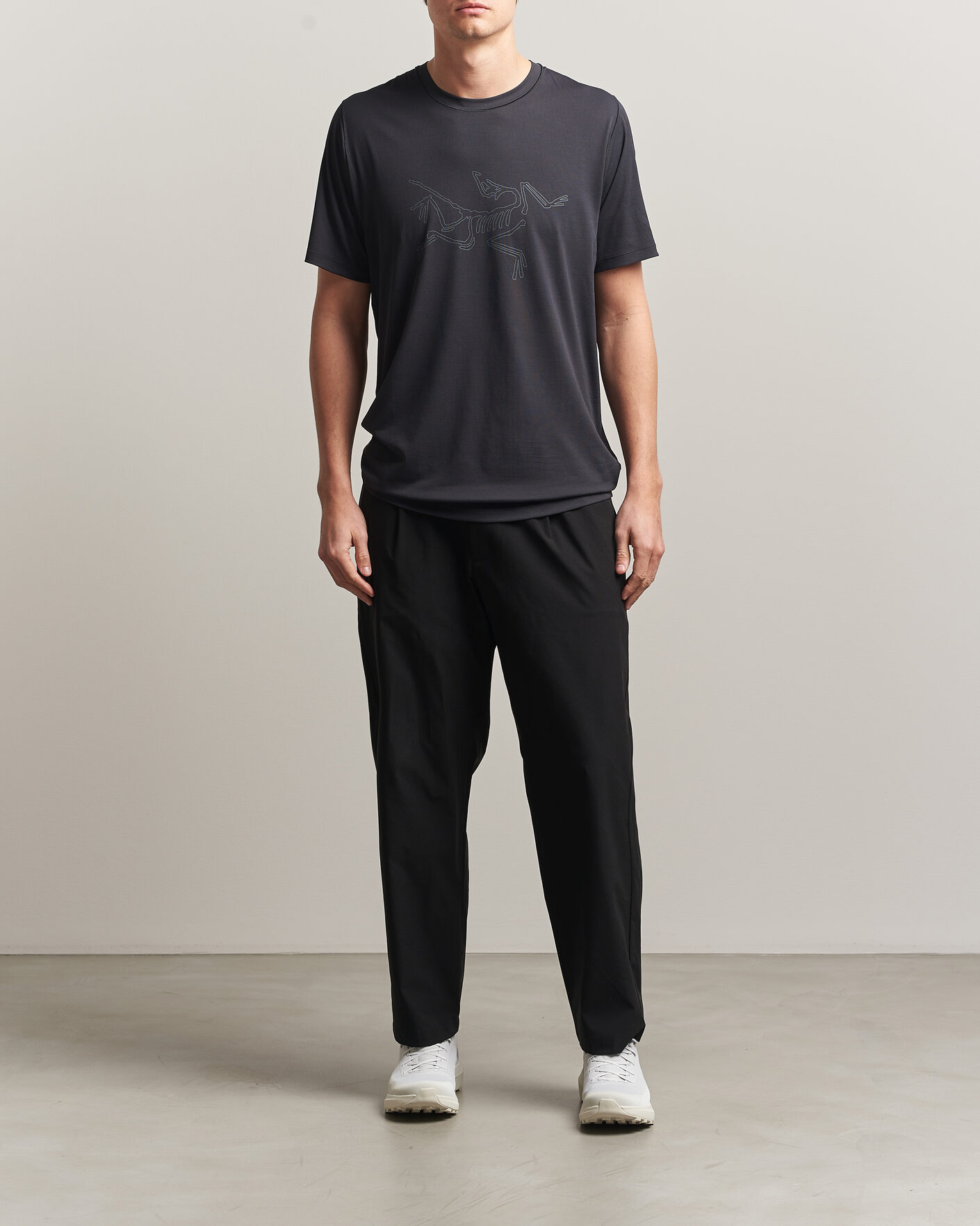 Heren | T-shirts | Arc'teryx | Cormac Bird Logo Crew Neck T-Shirt Black