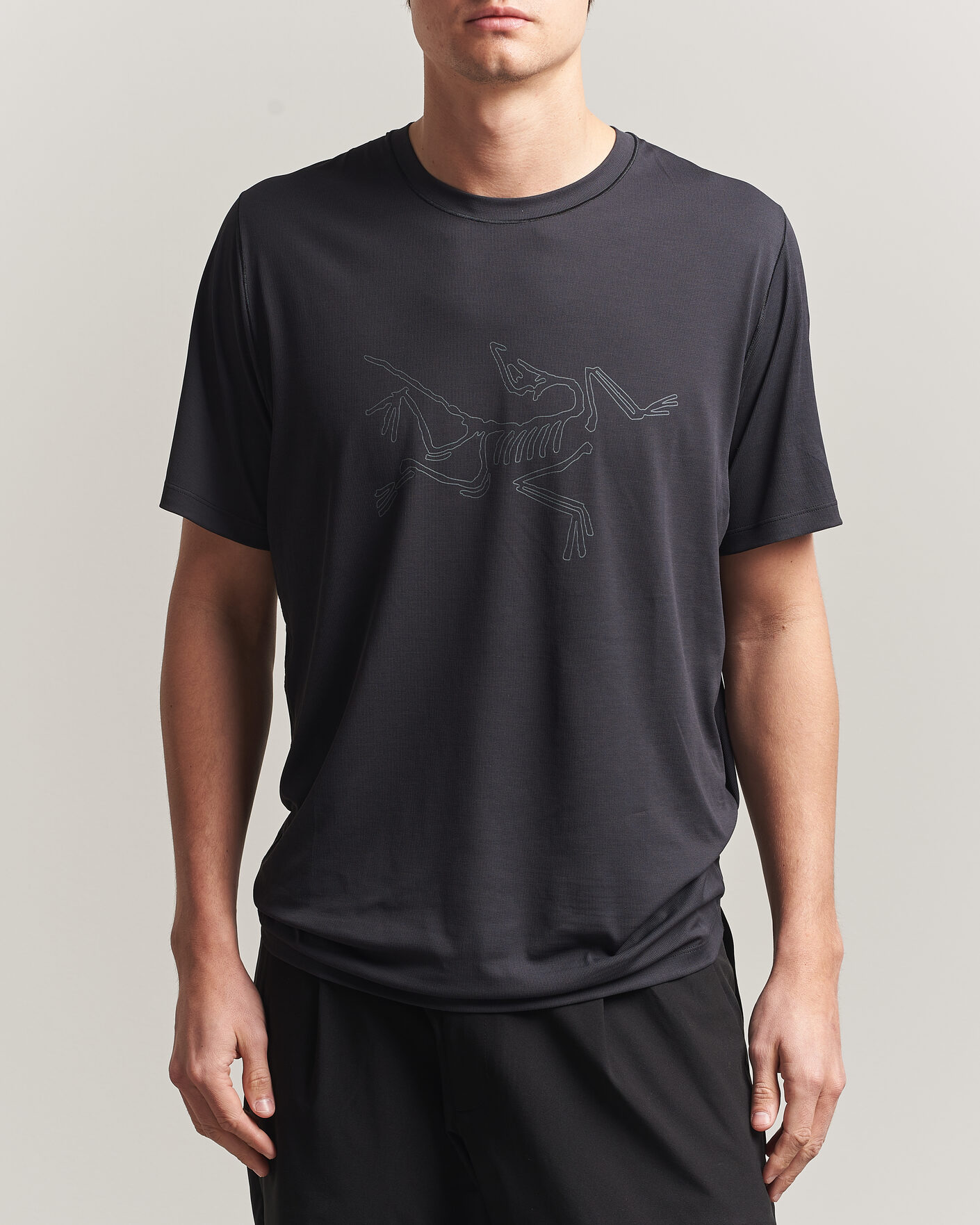 Heren | T-shirts | Arc'teryx | Cormac Bird Logo Crew Neck T-Shirt Black