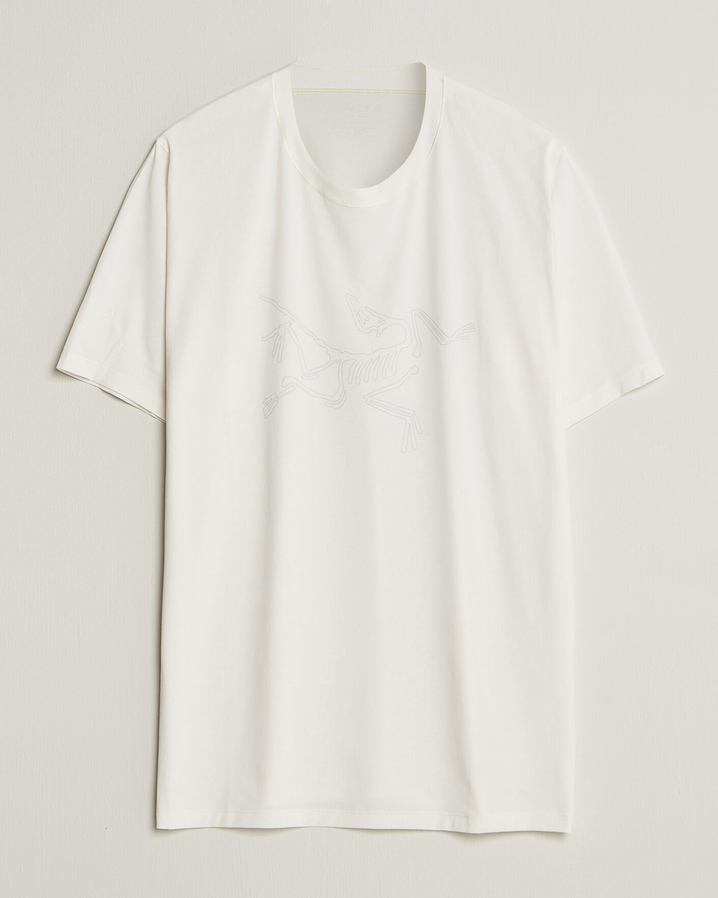 Heren | T-shirts | Arc'teryx | Cormac Bird Logo Crew Neck T-Shirt Arctic Silk
