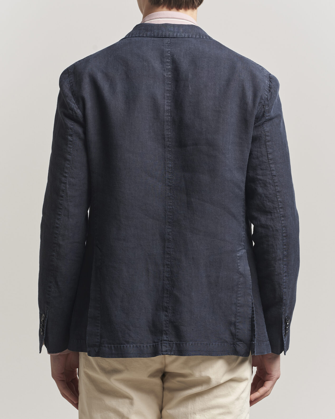 Heren | Blazers | L.B.M. 1911 | Jack Regular Fit Linen Blazer Navy