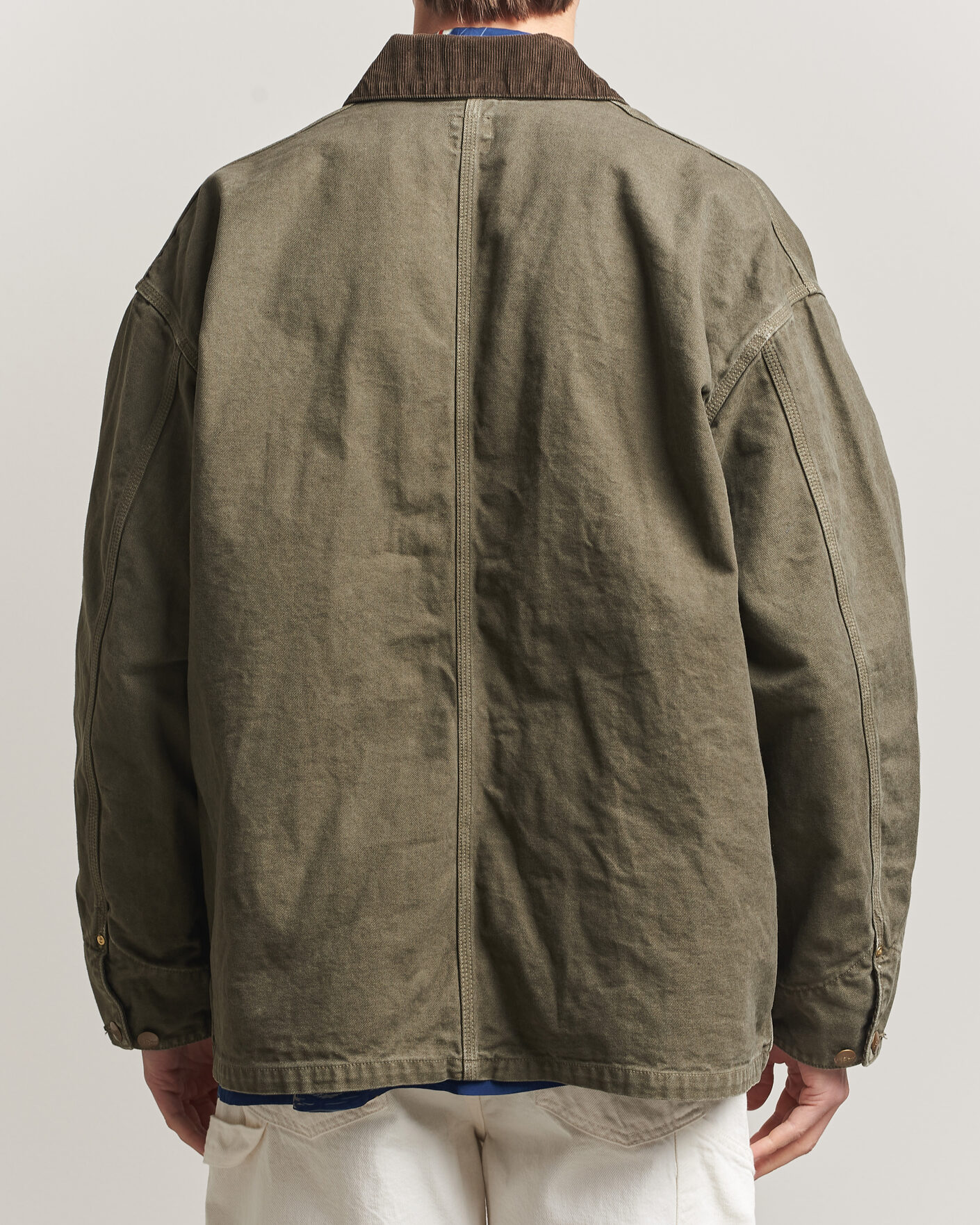 Heren | Jassen | orSlow | Oxford Coverall Chore Jacket Army Green