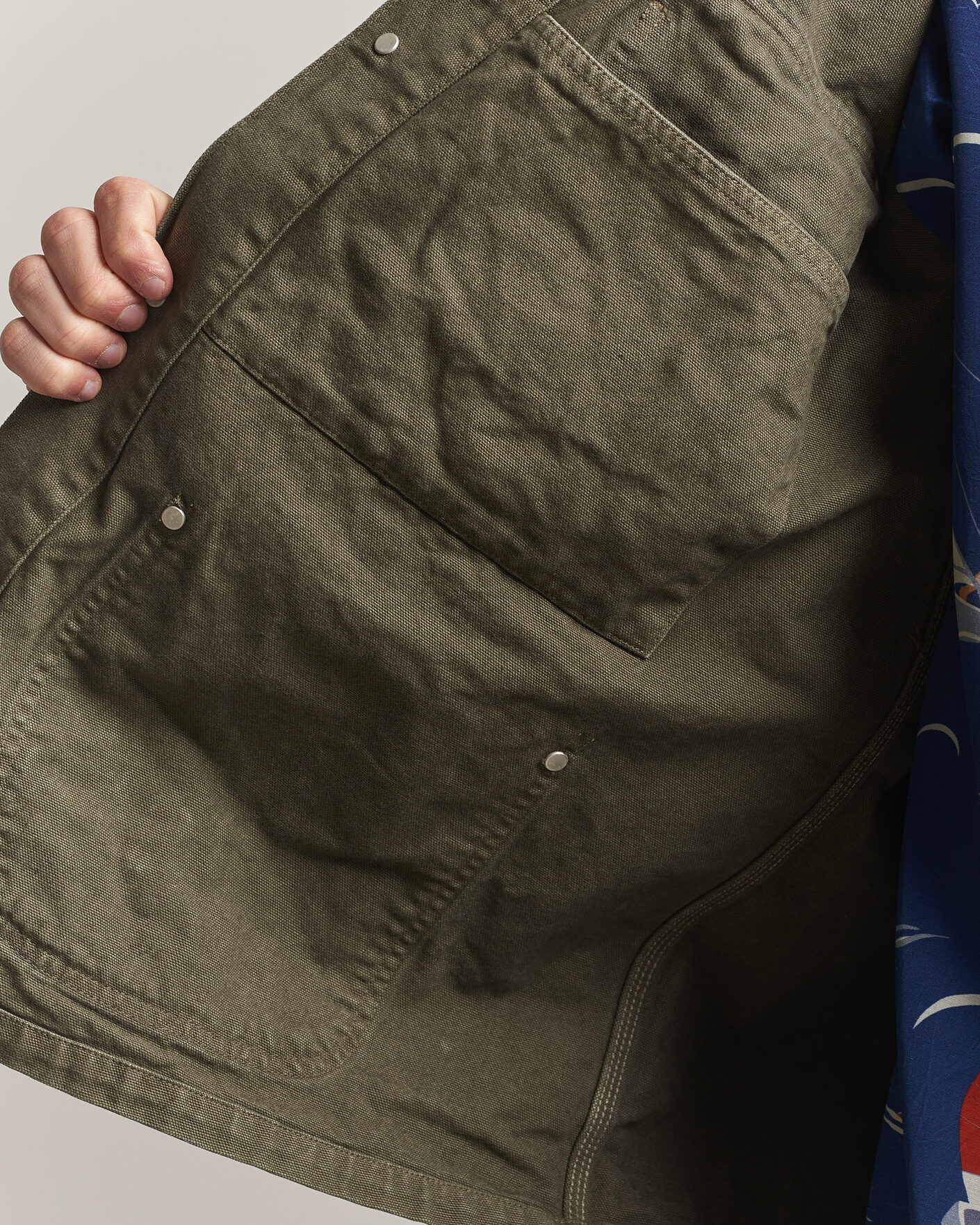 Heren | Jassen | orSlow | Oxford Coverall Chore Jacket Army Green