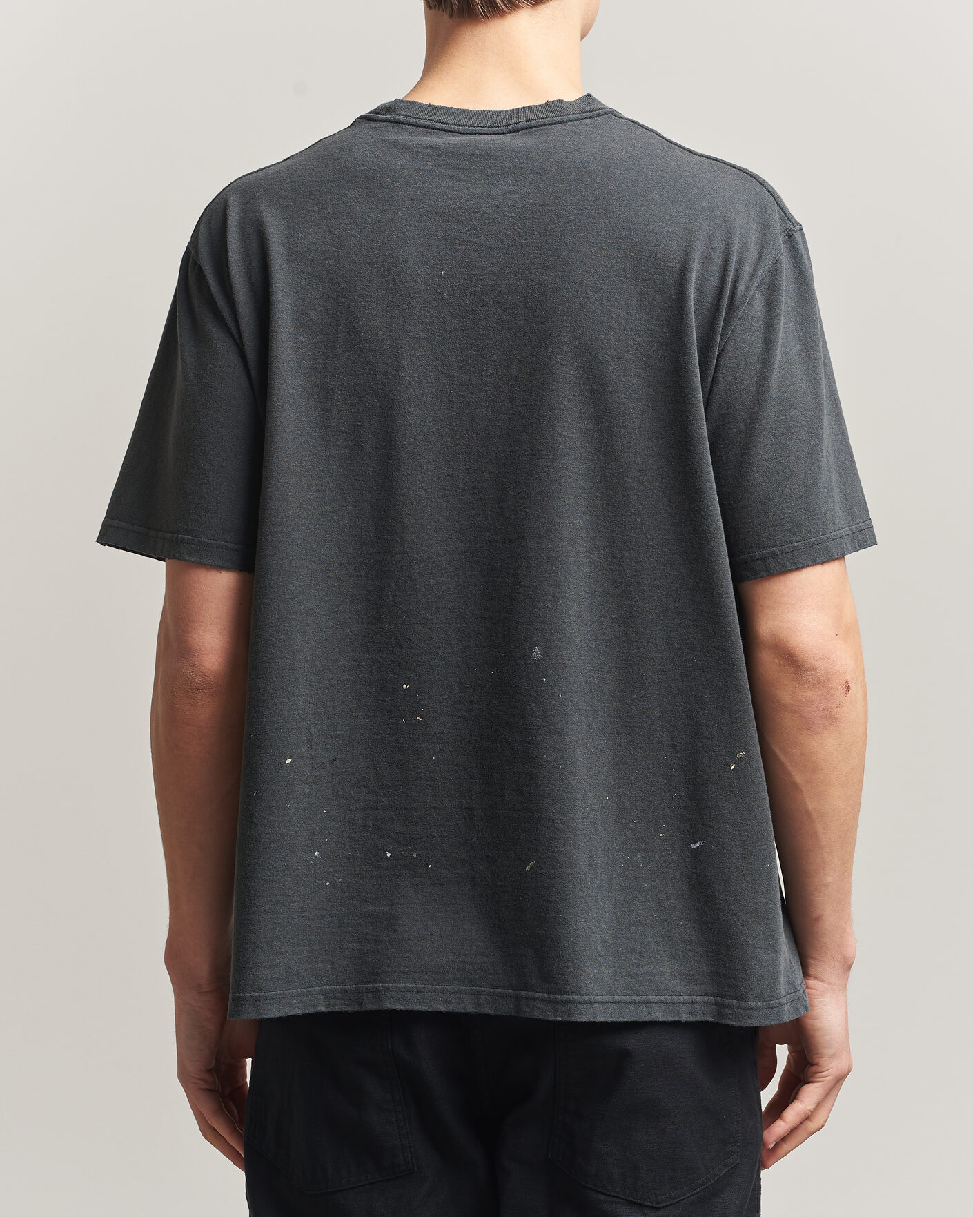 Heren | T-shirts | orSlow | Vintage Skull Print T-Shirt Black