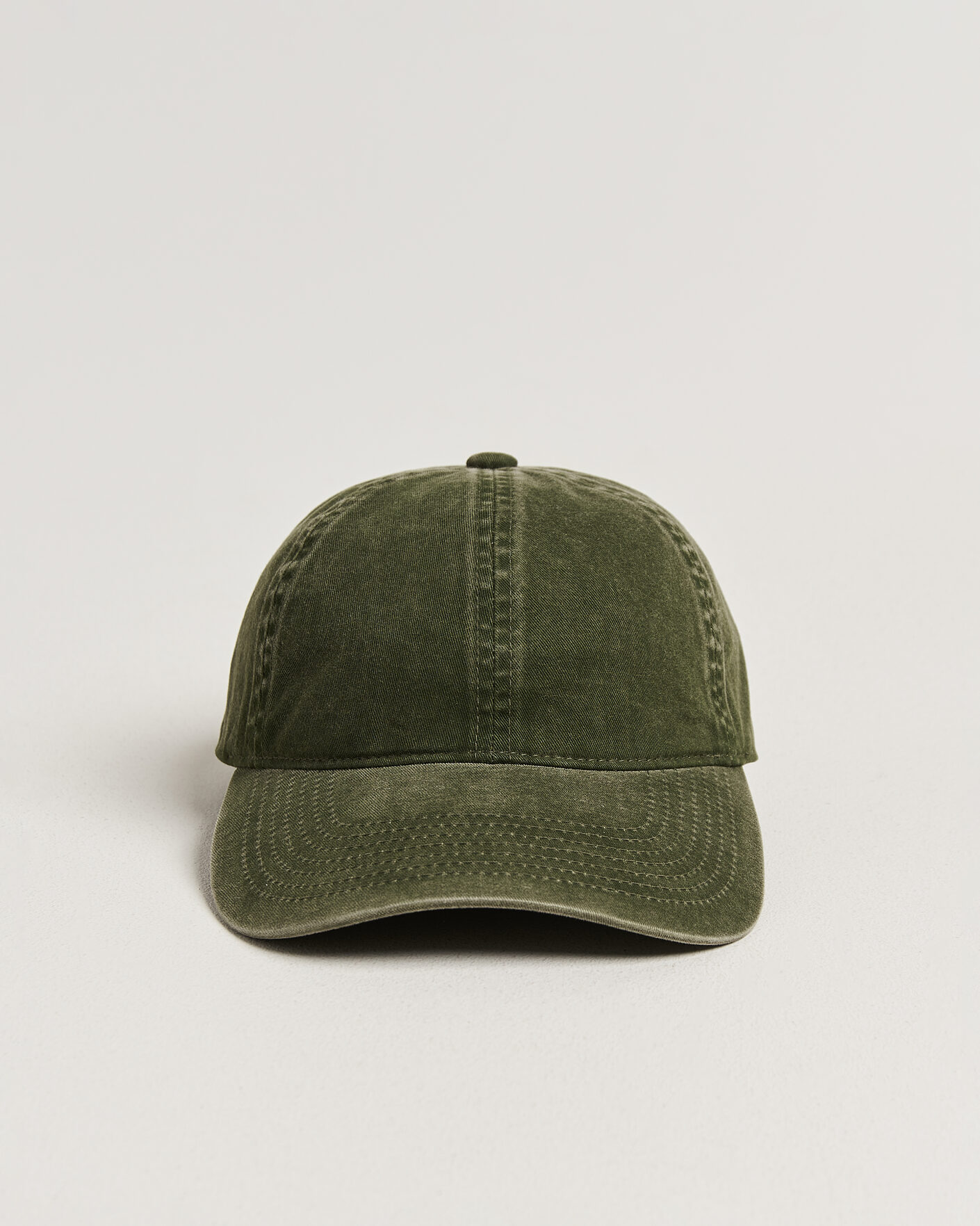 Heren | Hoeden en petten | Varsity Headwear | Washed Cotton Baseball Cap Green