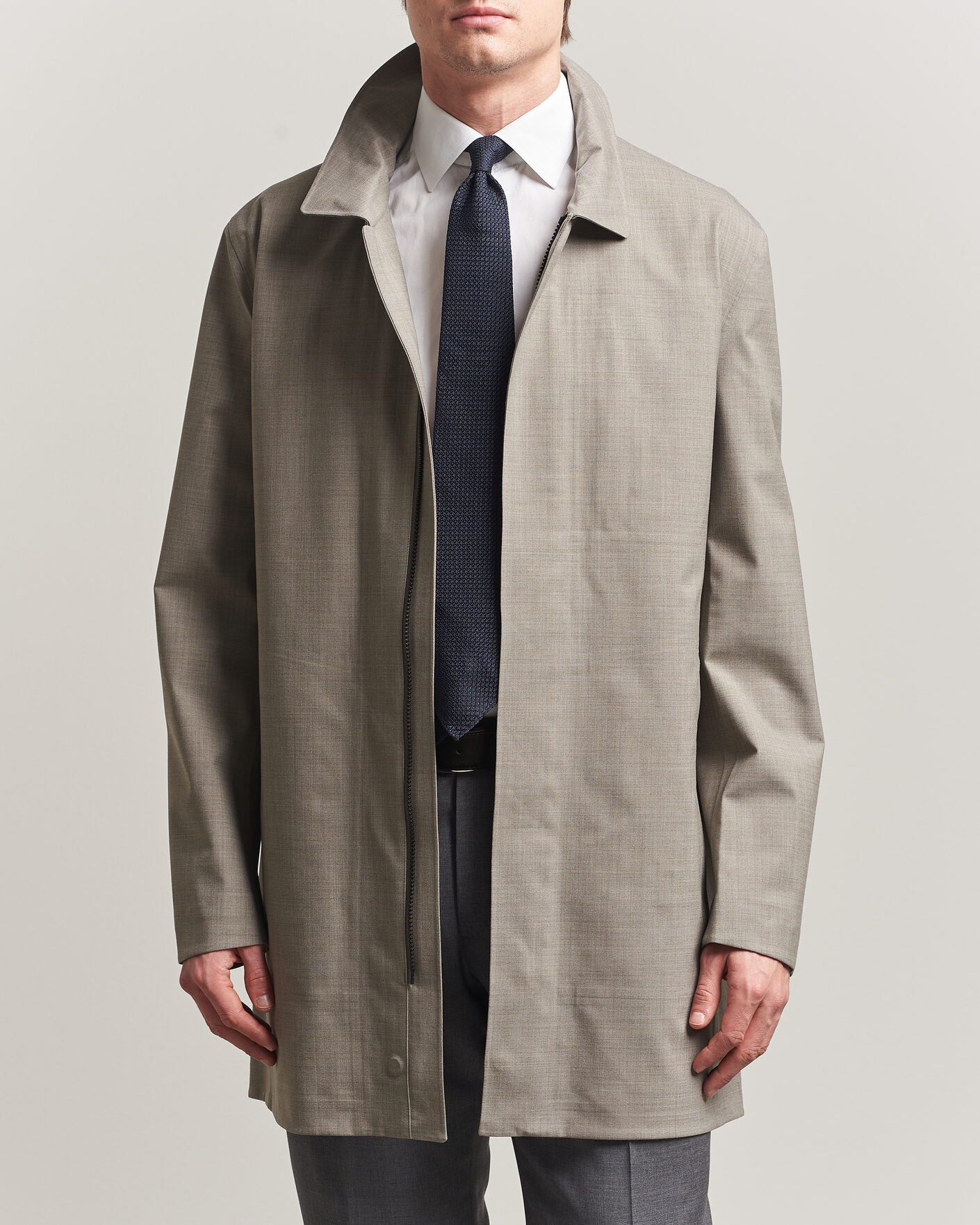 Heren | Jassen | UBR | Sky Fall Savile Wool Waterproof Coat Sand