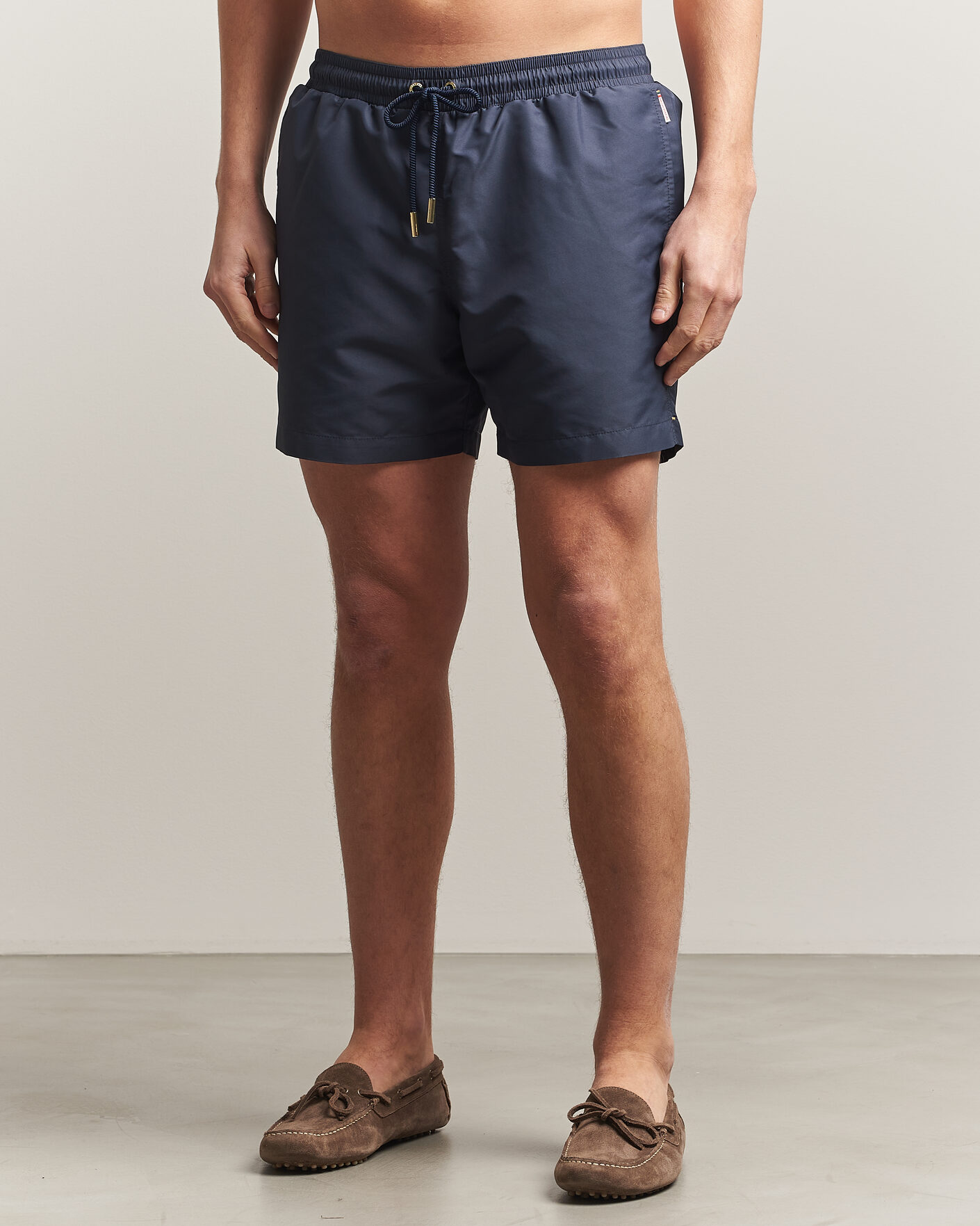 Heren | Zwembroek | Orlebar Brown | Boxer Solid Drawstring Swim Shorts Granite