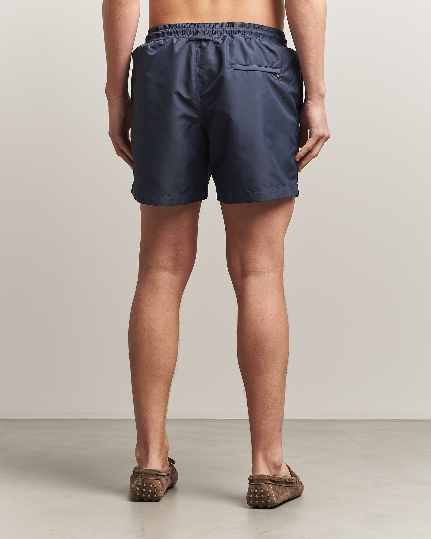 Heren | Zwembroek | Orlebar Brown | Boxer Solid Drawstring Swim Shorts Granite