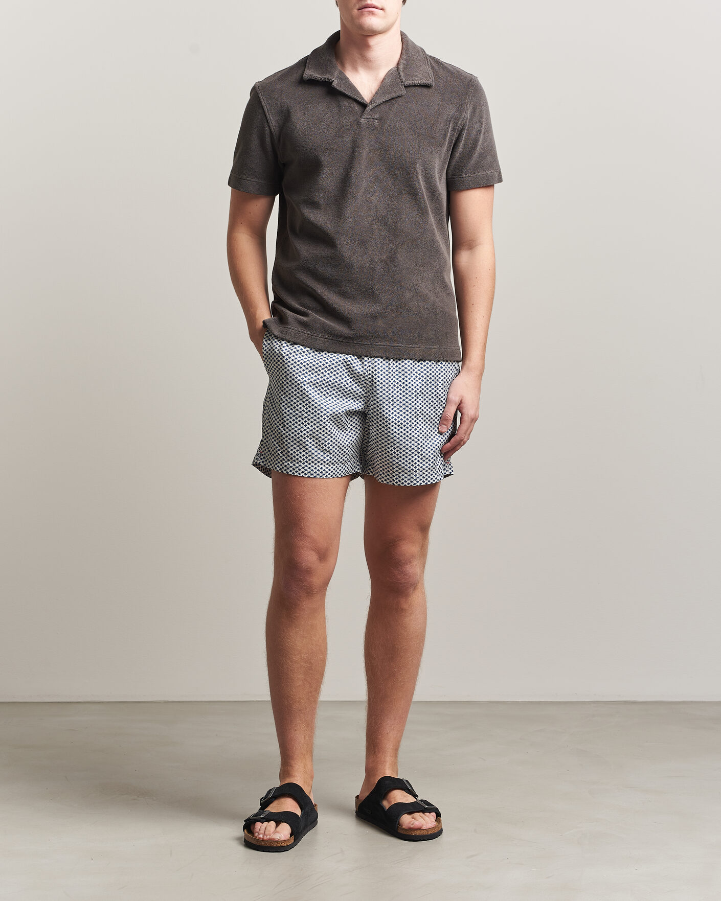 Heren | Zwembroek | Orlebar Brown | Boxer Modula Drawstring Swim Shorts Nova Blue