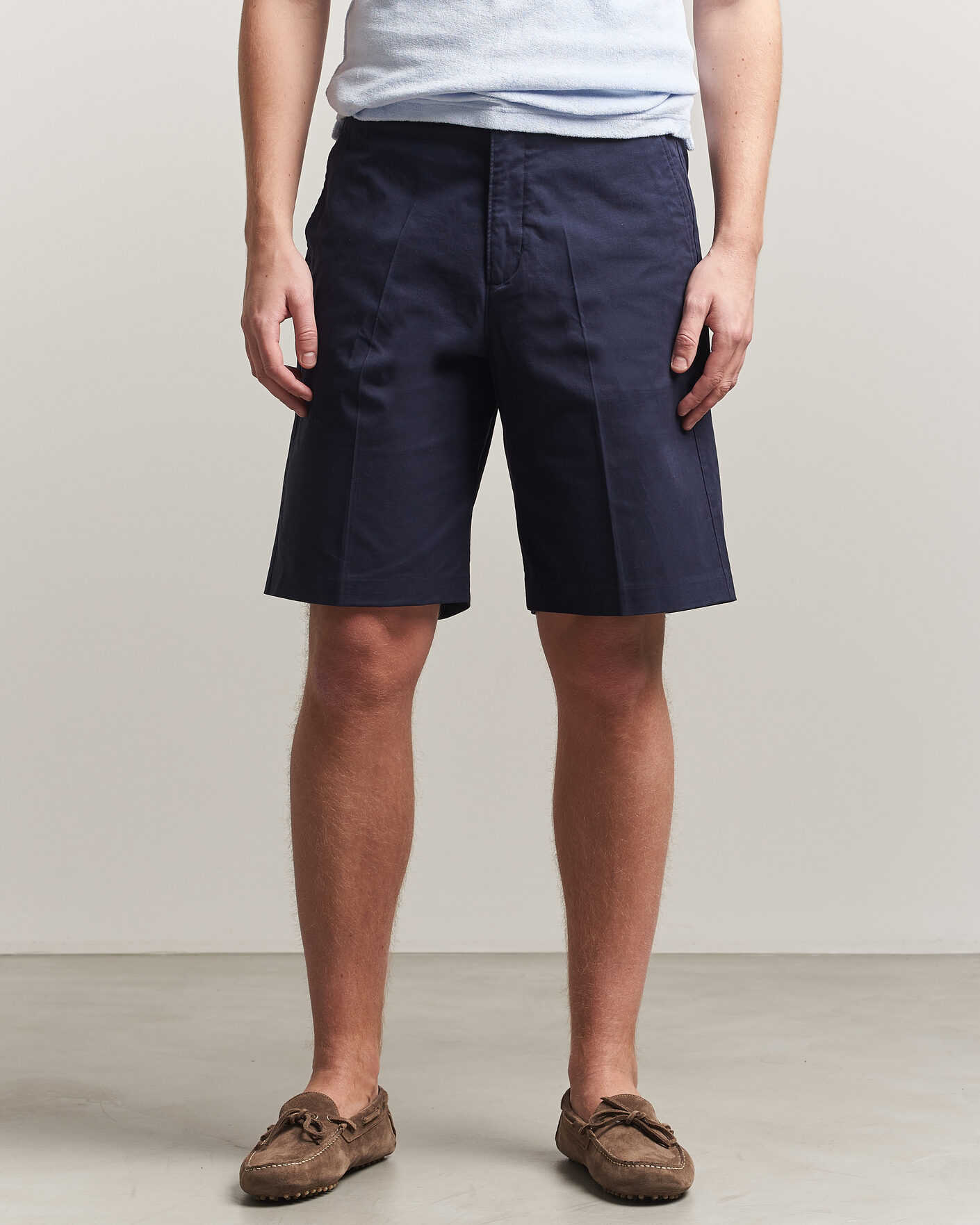Heren | Korte broek | Orlebar Brown | Laurent Cotton Shorts Night Iris