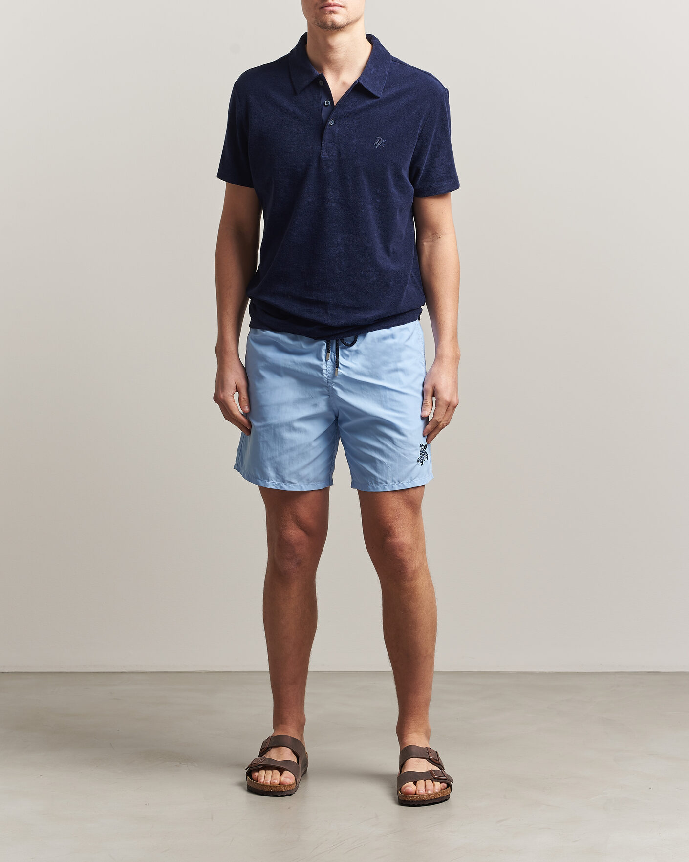 Heren | Polo's | Vilebrequin | Pheonix Terry Polo Bleu Marine