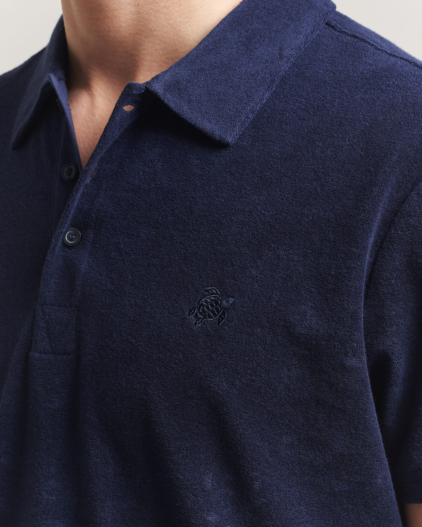 Heren | Polo's | Vilebrequin | Pheonix Terry Polo Bleu Marine
