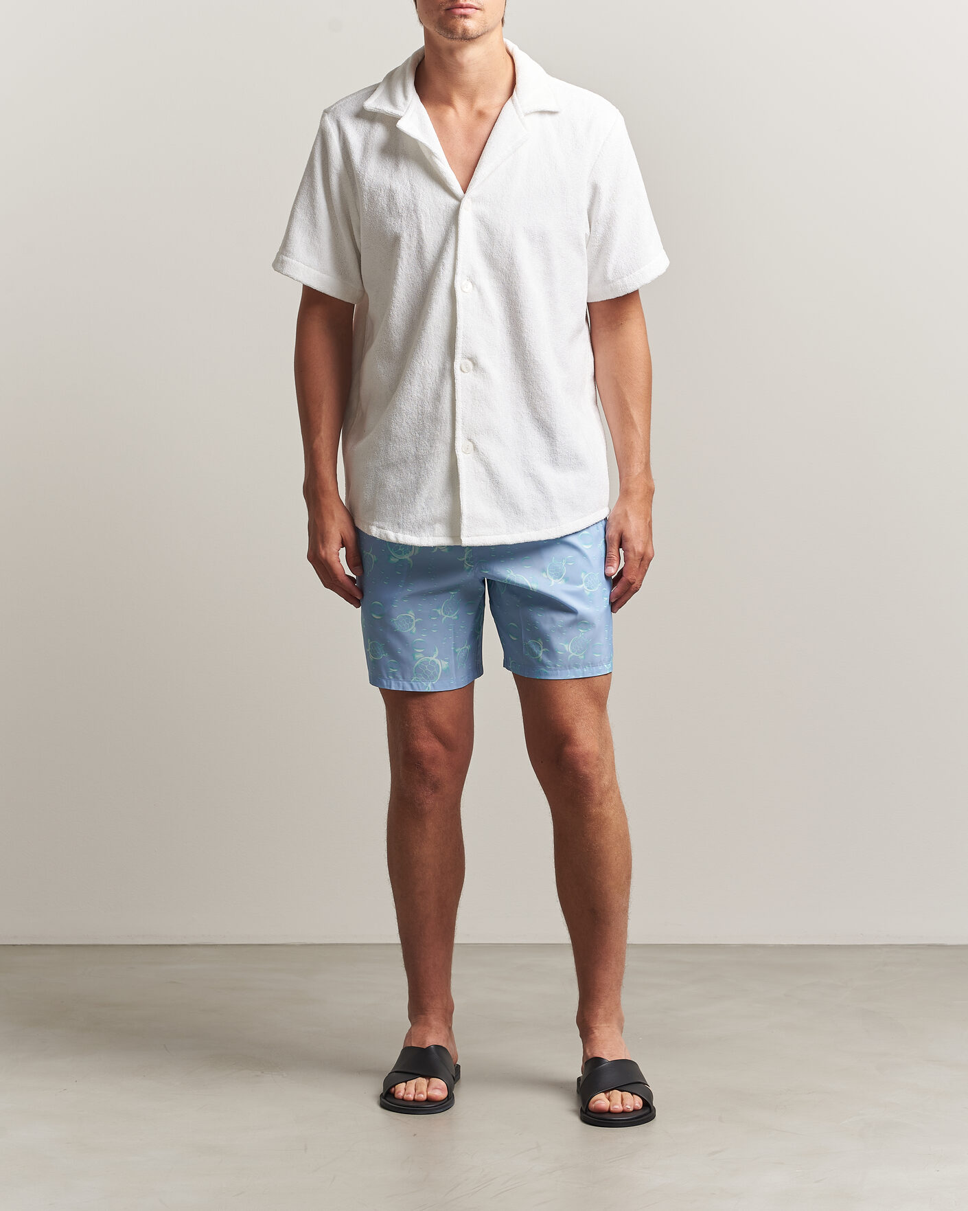 Heren | Zwembroek | Vilebrequin | Mahina Swimshorts Cloudy Blue
